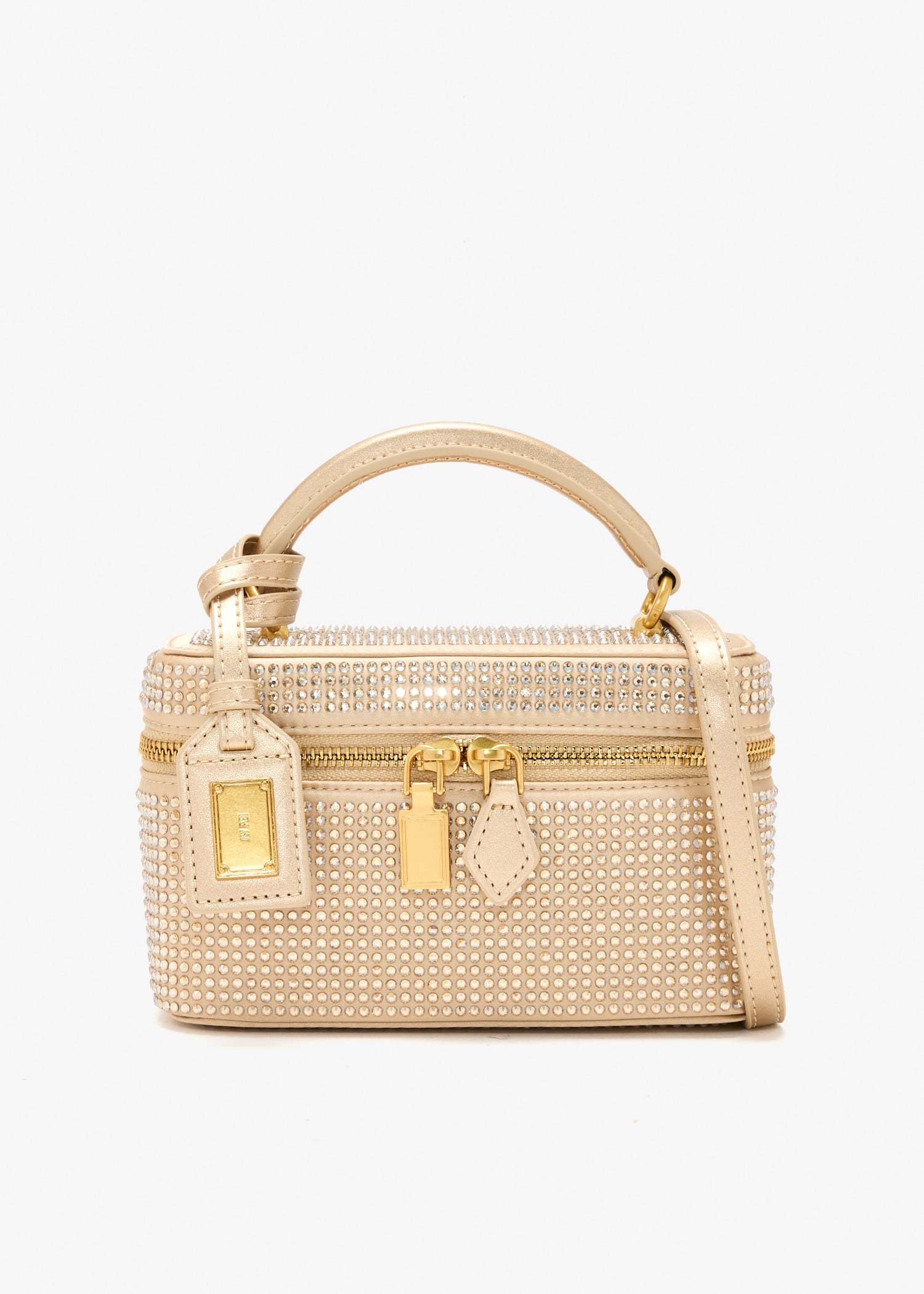 

Cleo top handle bag, Gold