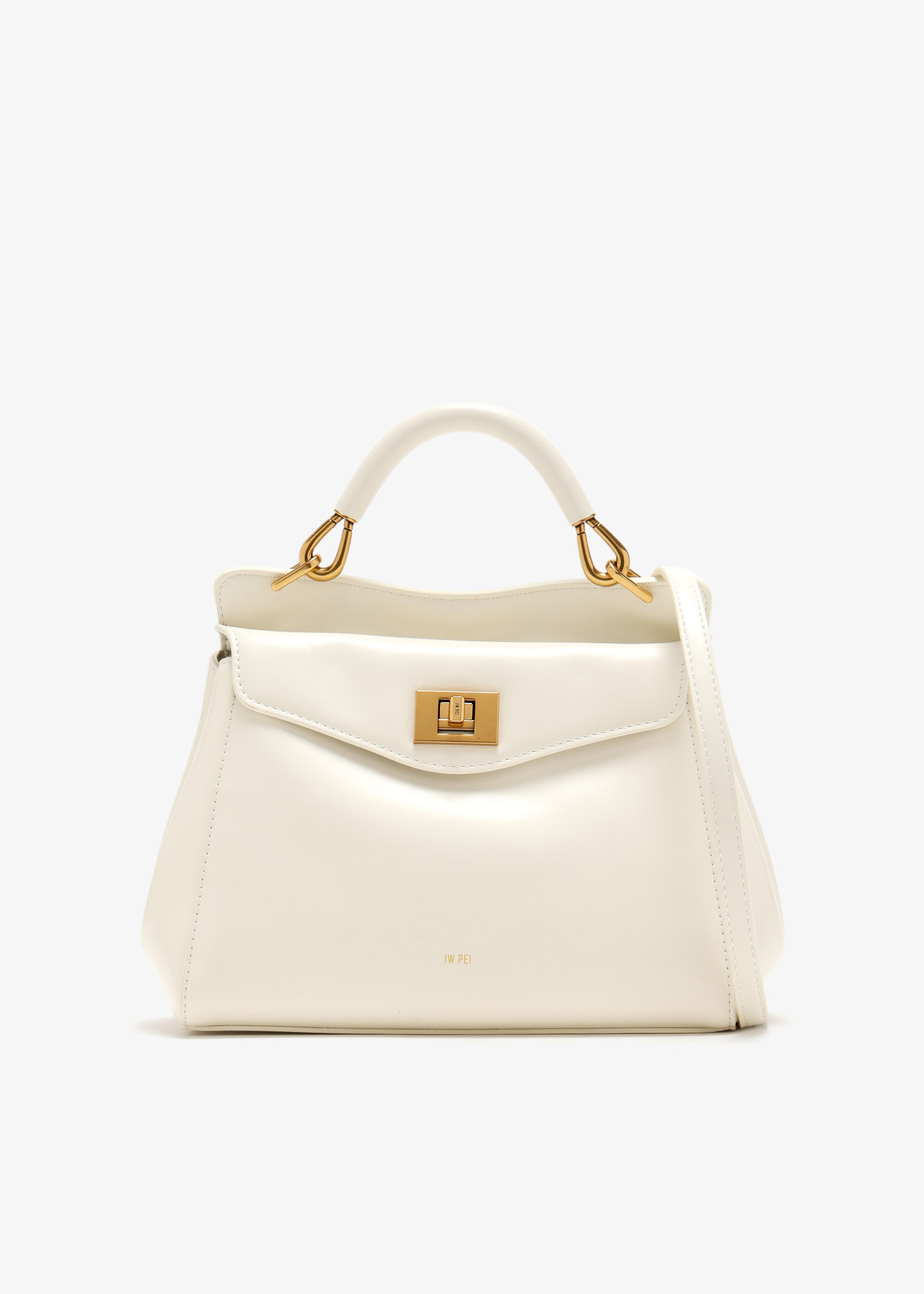 

Lucia classic top handle bag, White