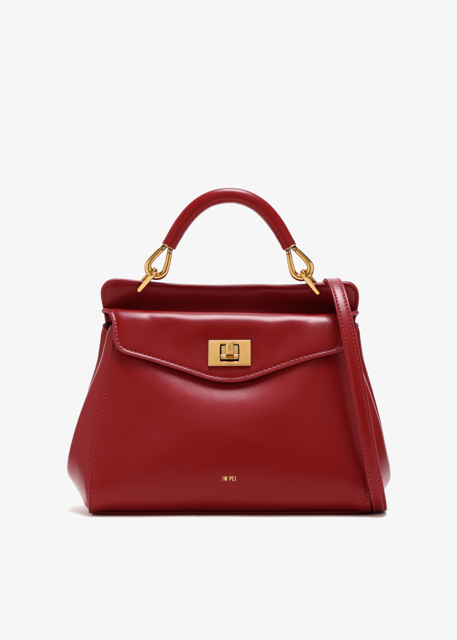 

Lucia classic top handle bag, Red