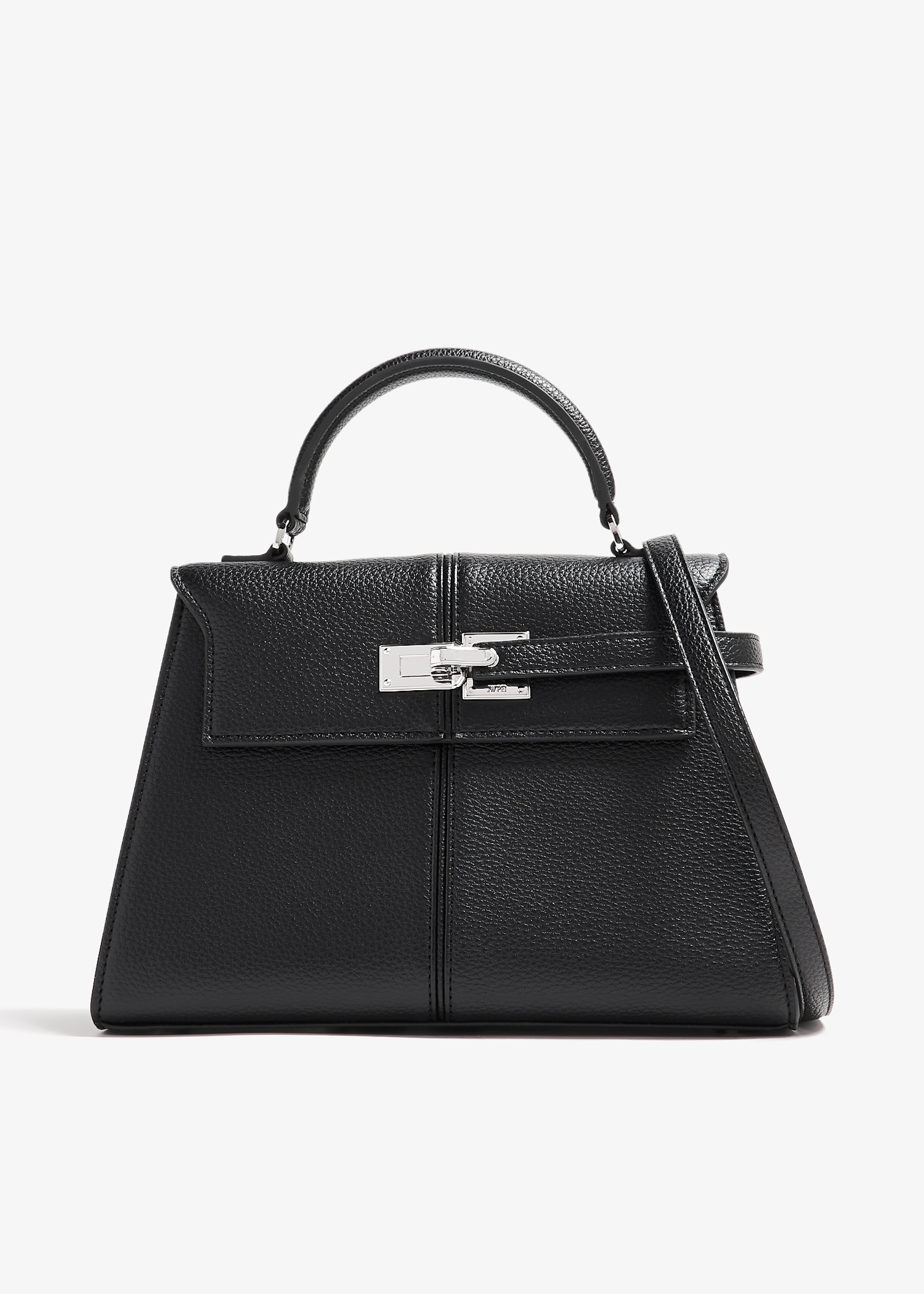 

Elise large top-handle bag, Black