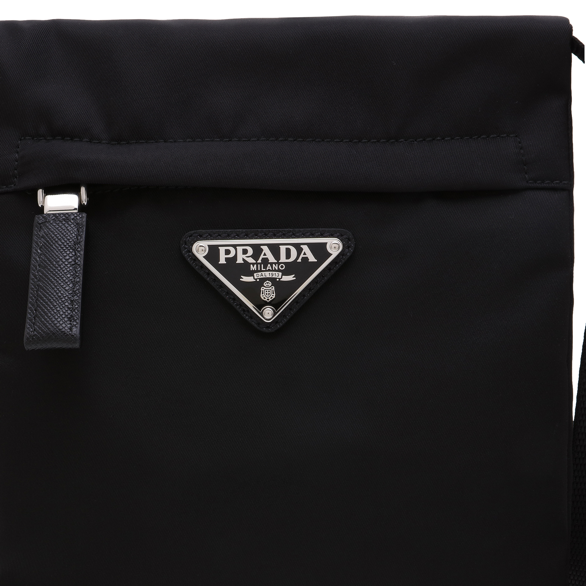 

Nylon bandoleer bag, Black