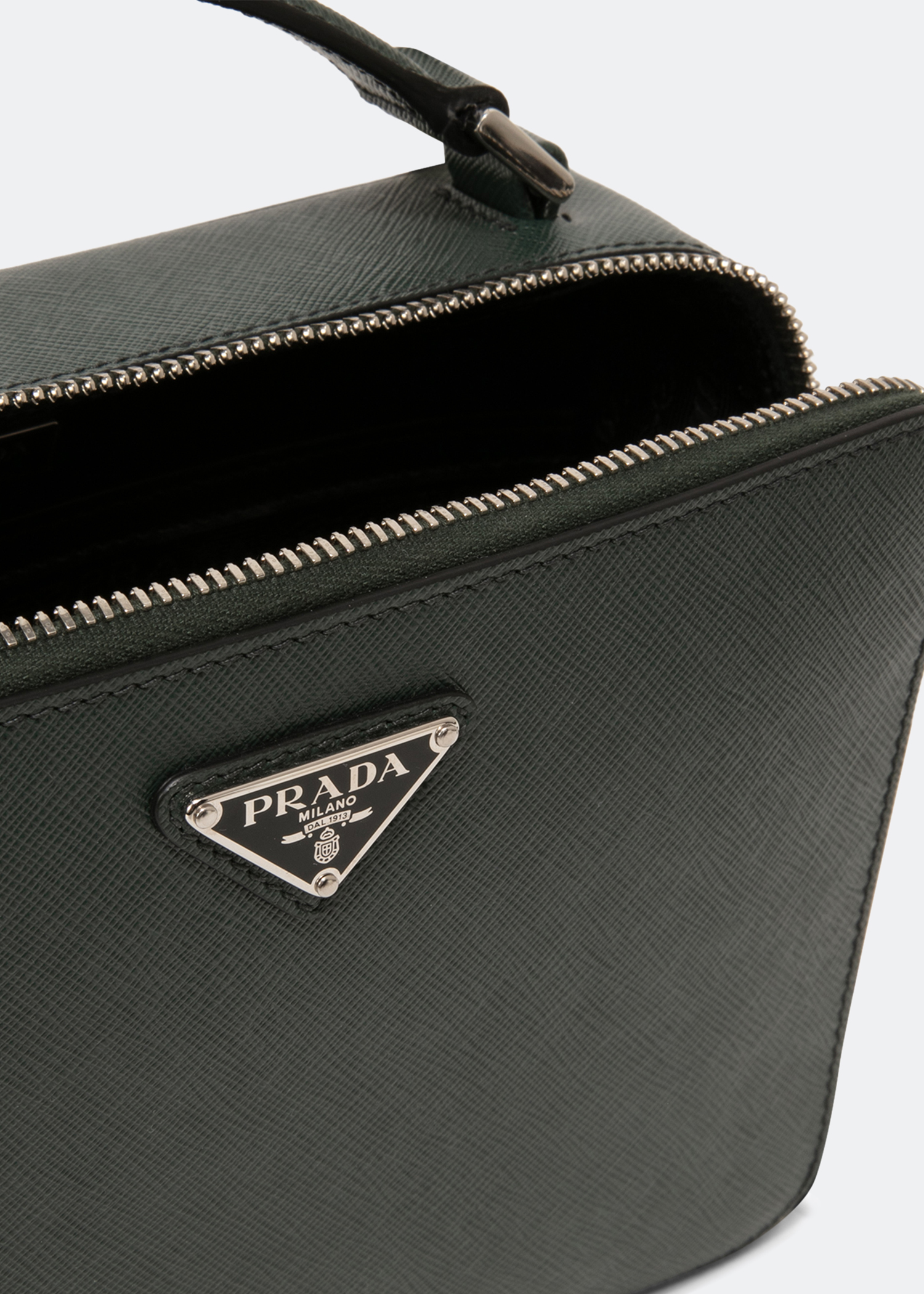 Prada Brique Saffiano leather bag for Men - Green in UAE Prada Brique Saffiano leather bag for Men - Green in UAE