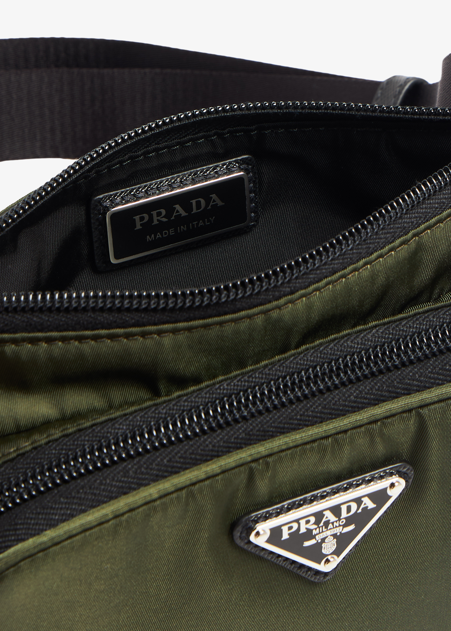 Prada Re-Nylon shoulder bag for Men - Green in UAE | Level Shoes