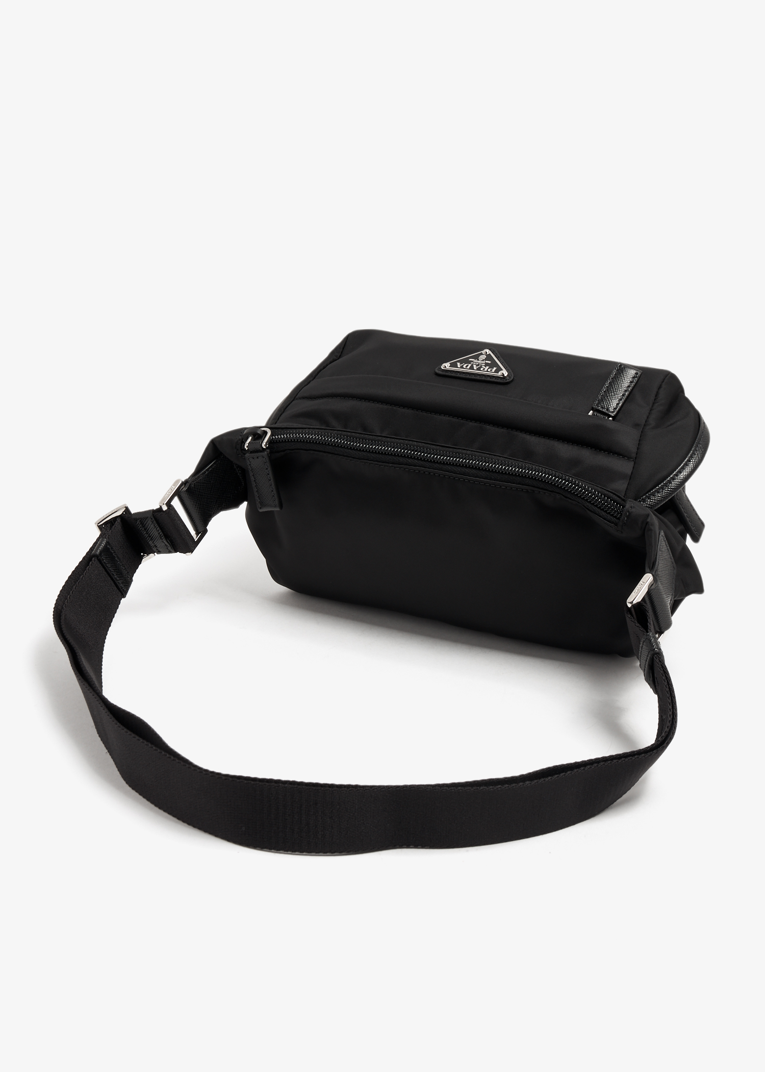 Prada Re Nylon shoulder bag for Men Black in UAE Level Shoes