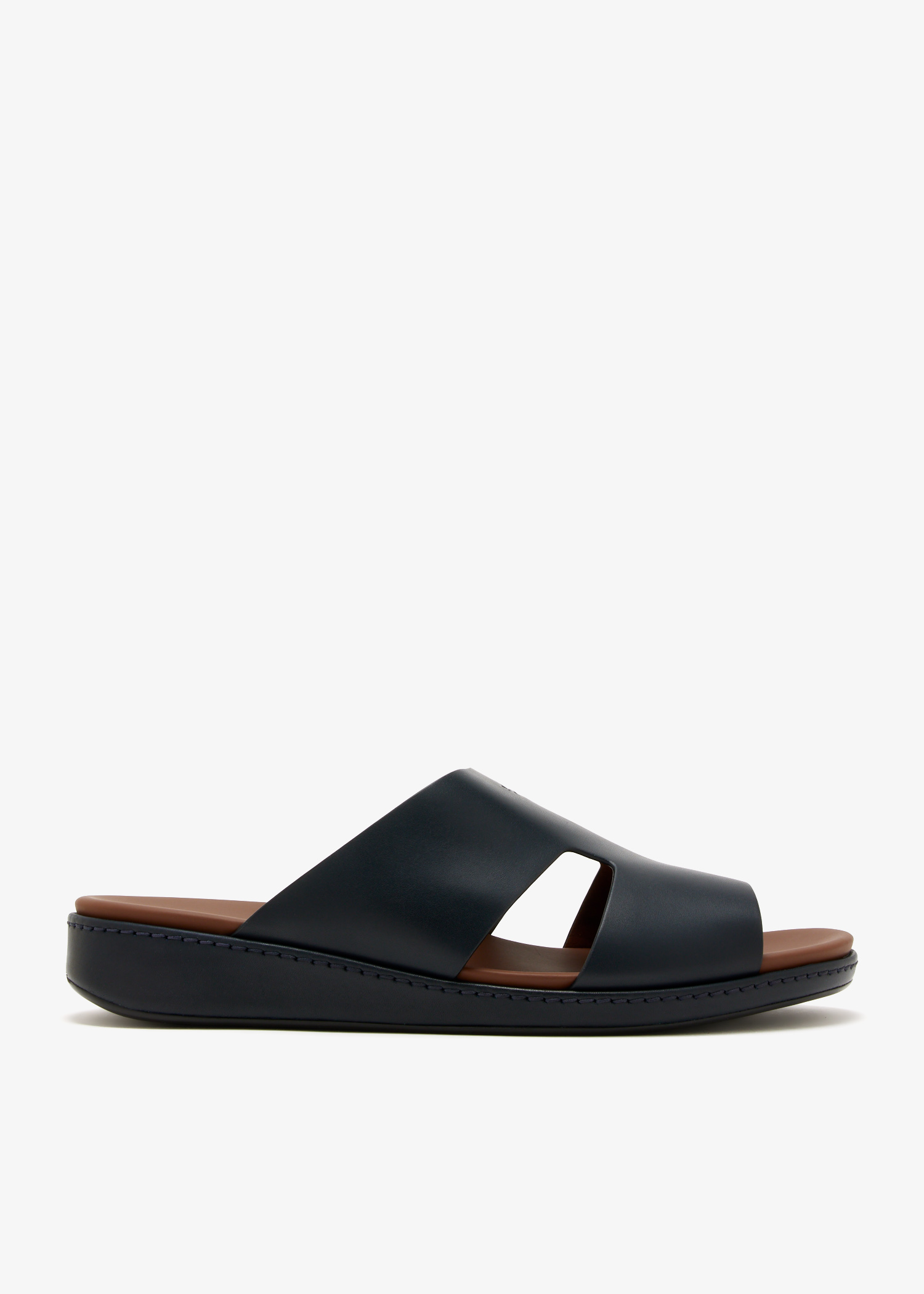 

Leather sandals, Navy