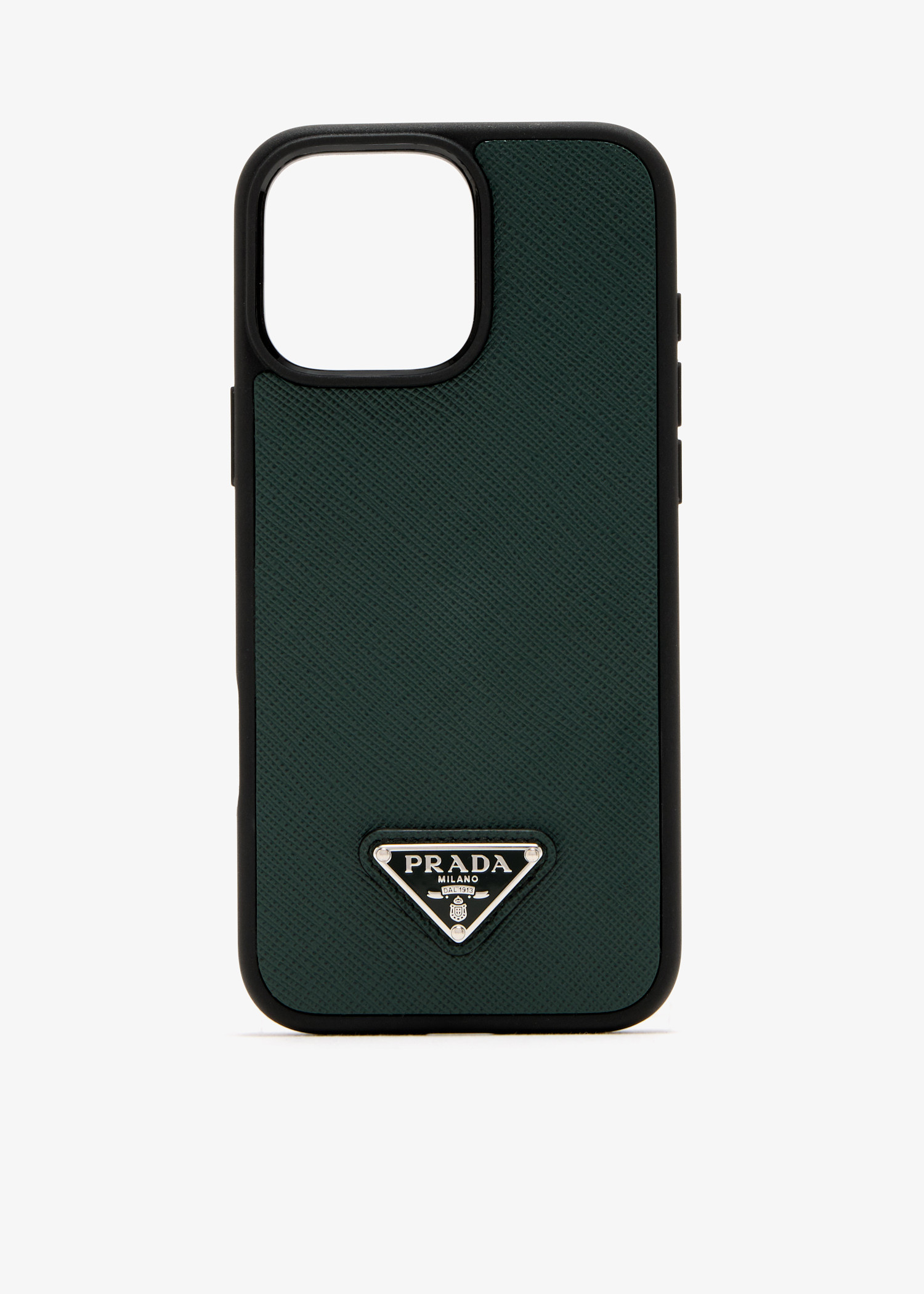 

iPhone 16 Pro Max saffiano leather cover, Green