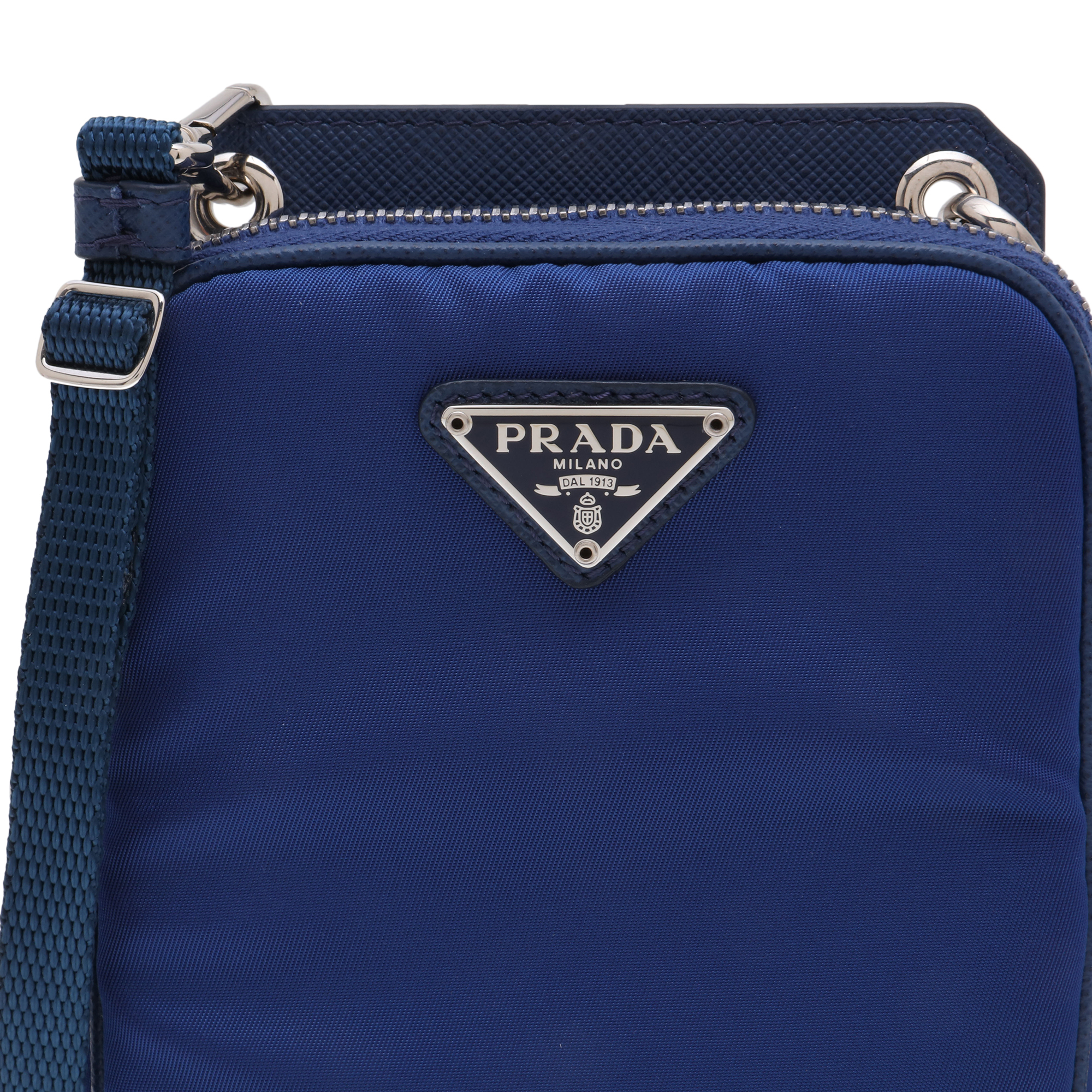 

Nylon phone pouch, Blue
