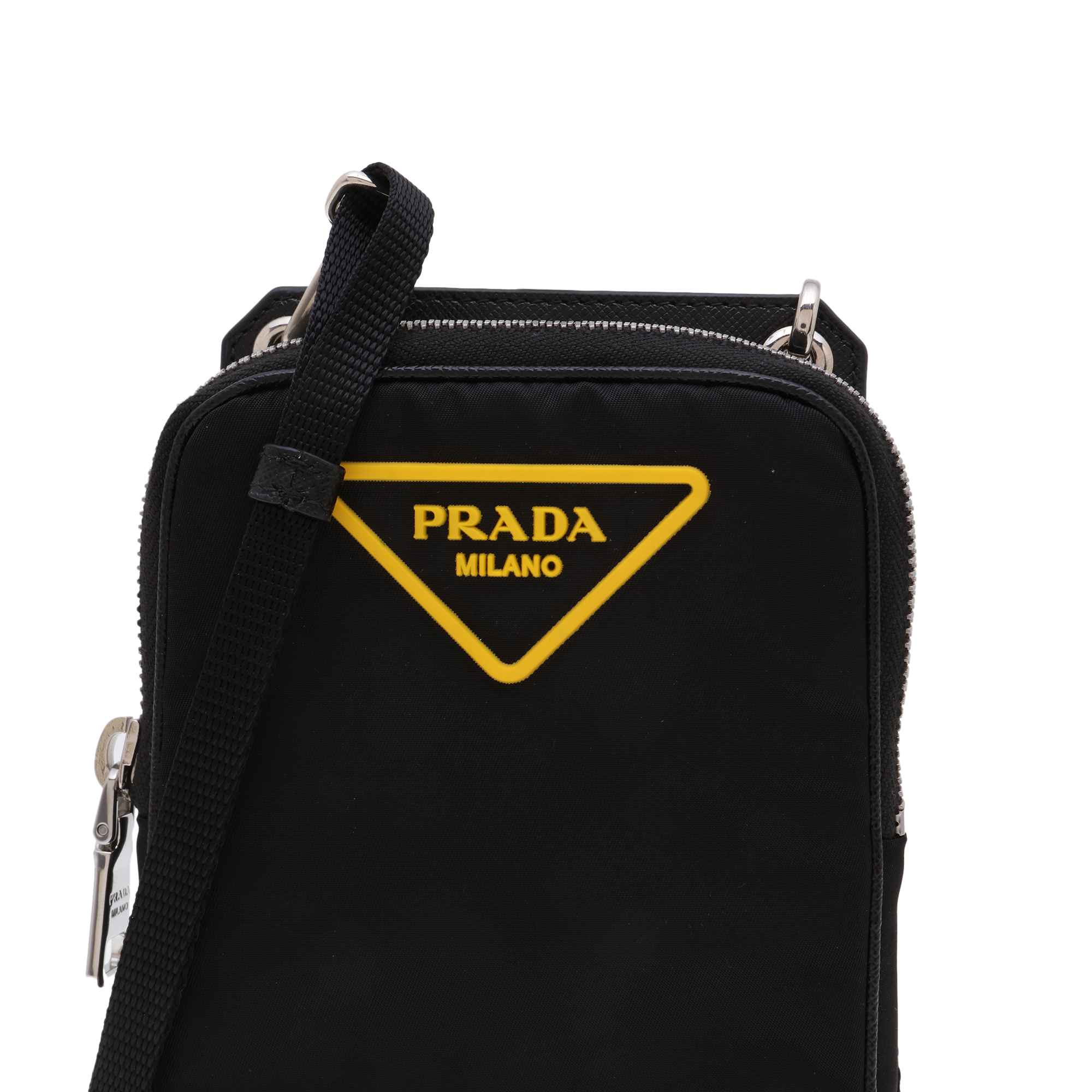 

Nylon phone bag, Black