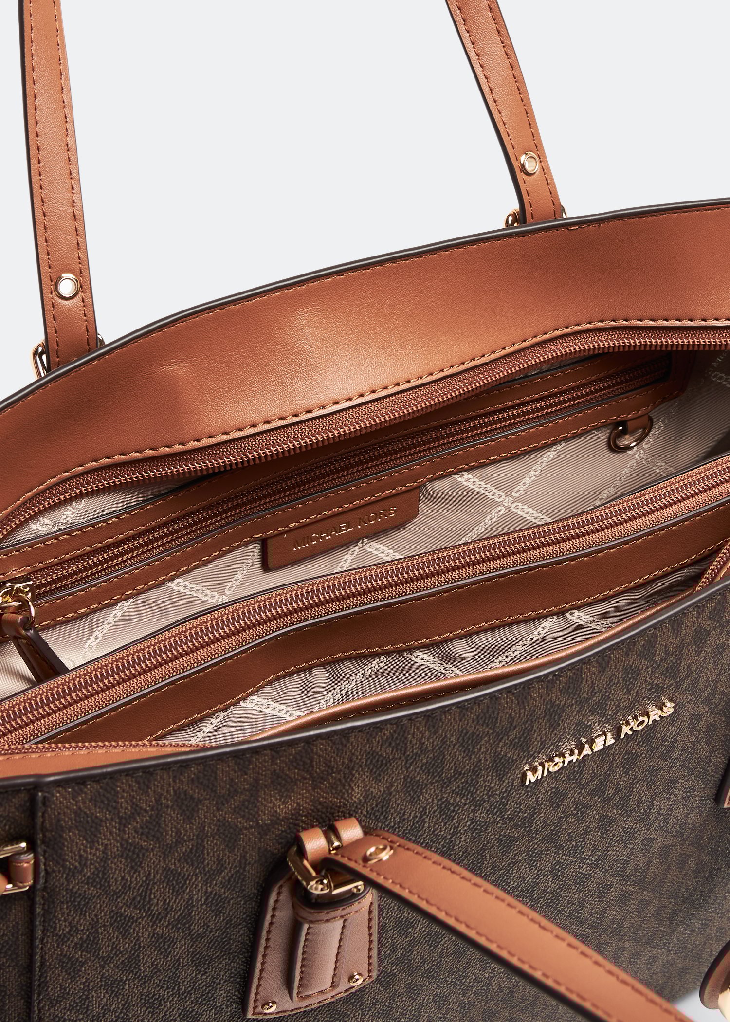 Michael Kors Voyager shopper tote bag for Women Brown in Bahrain Level Shoes