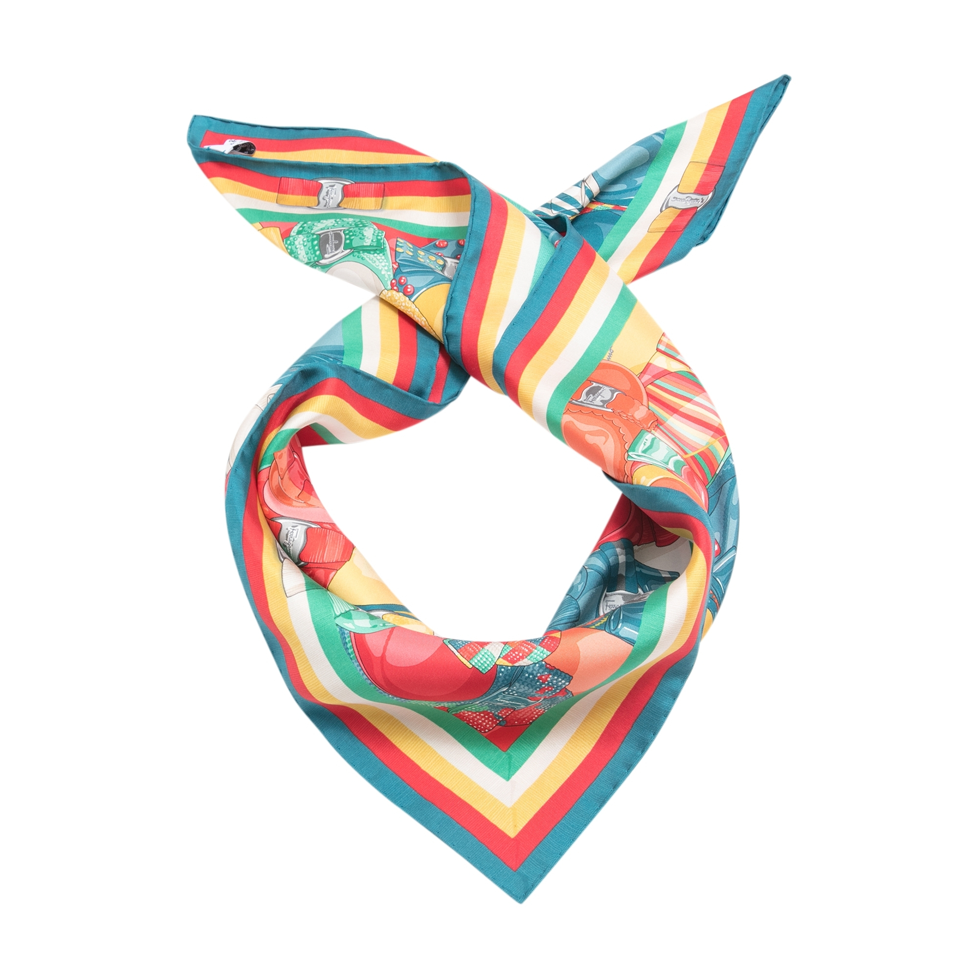 

Silk scarf, Multi-coloured