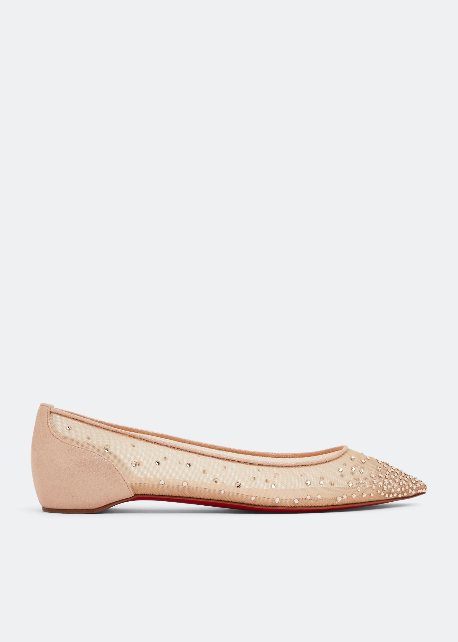 

Follies Strass ballet flats, Beige