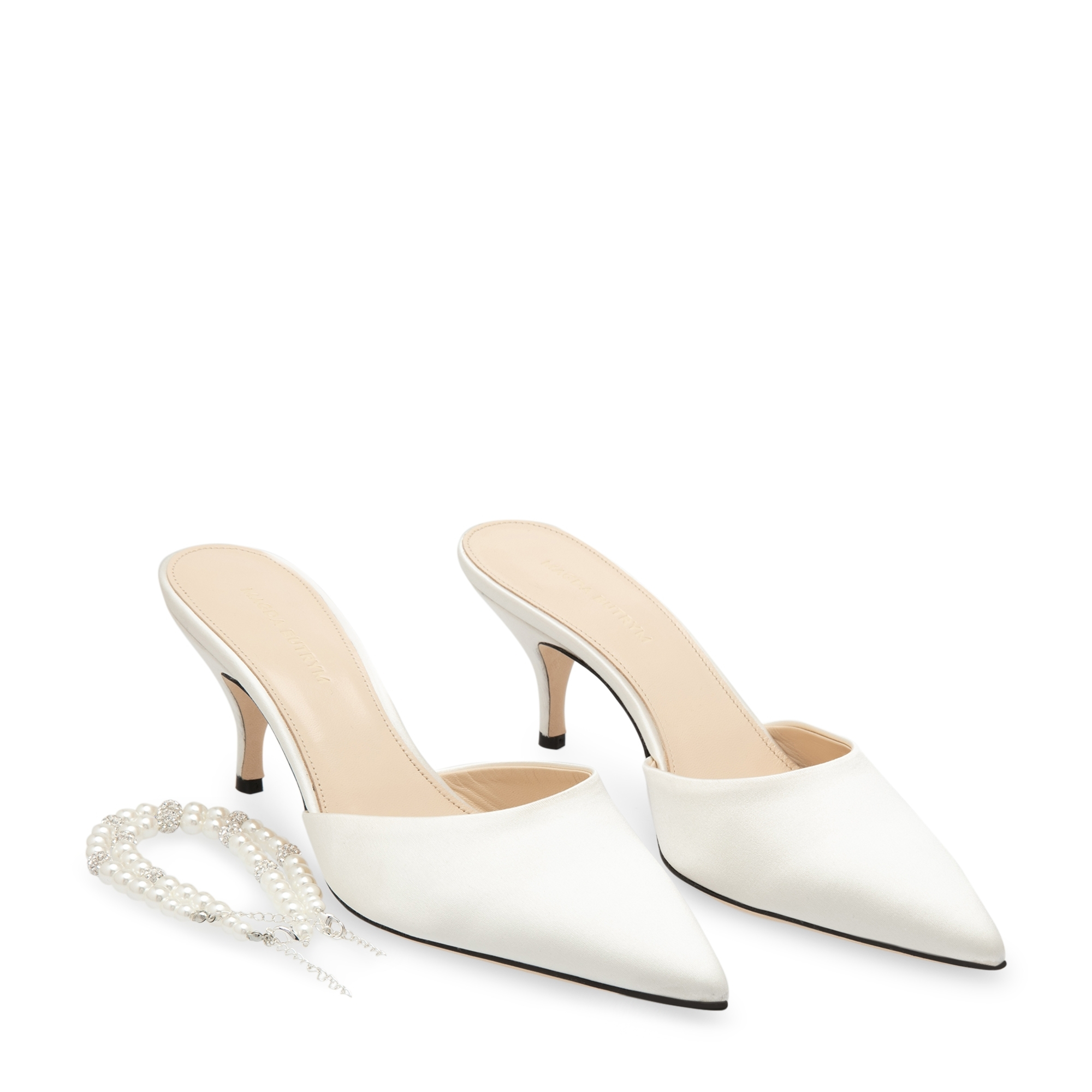 

China mules, White