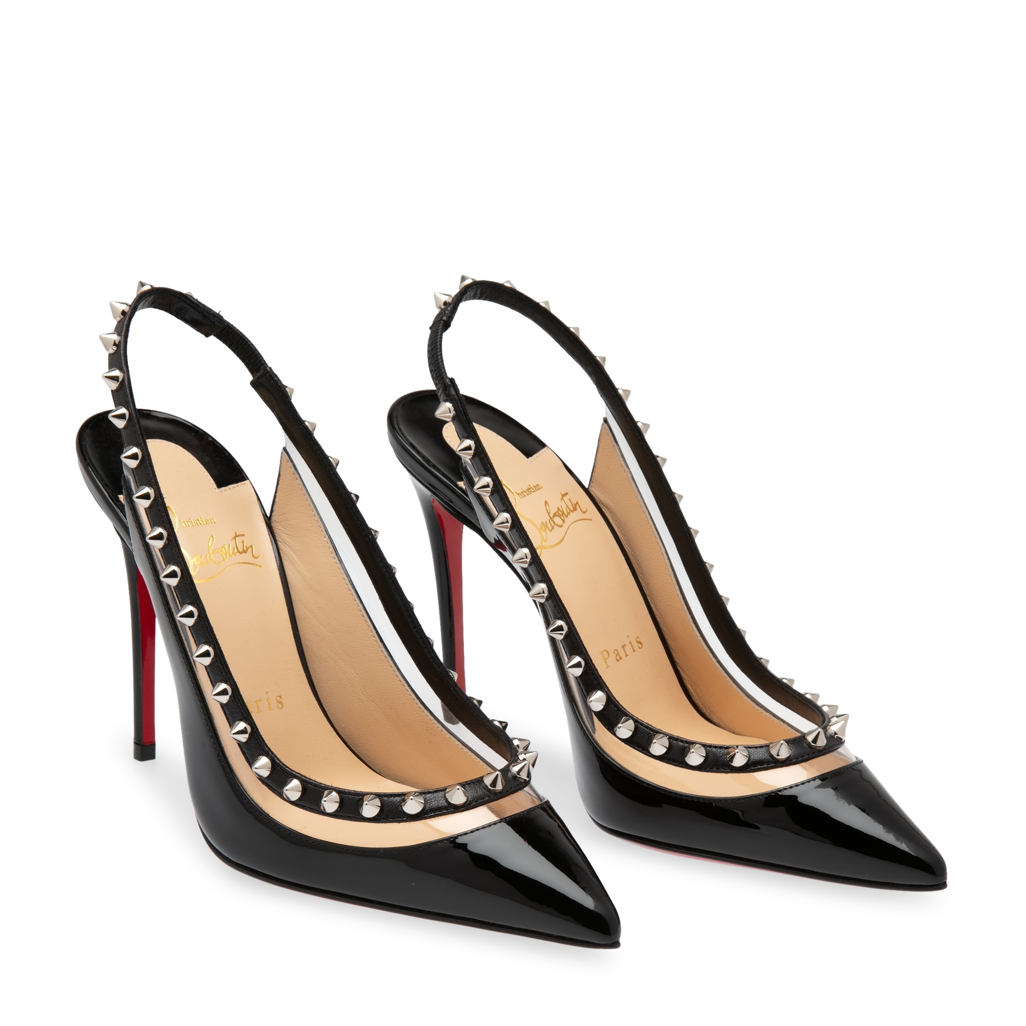 

Brigadine slingback pumps, Black