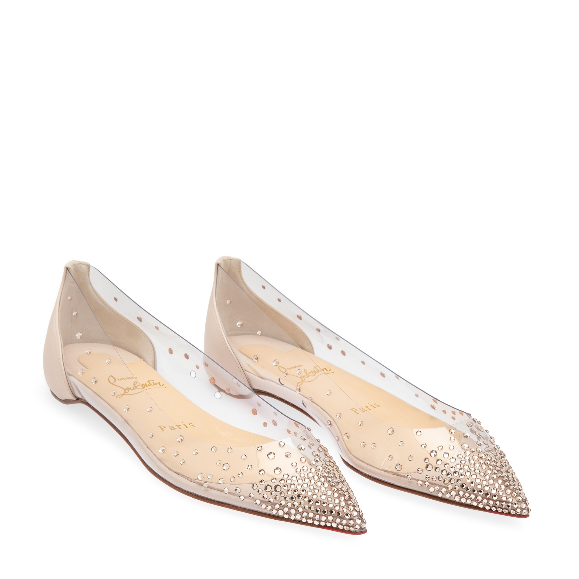 

Degrastrass PVC ballet pumps, White