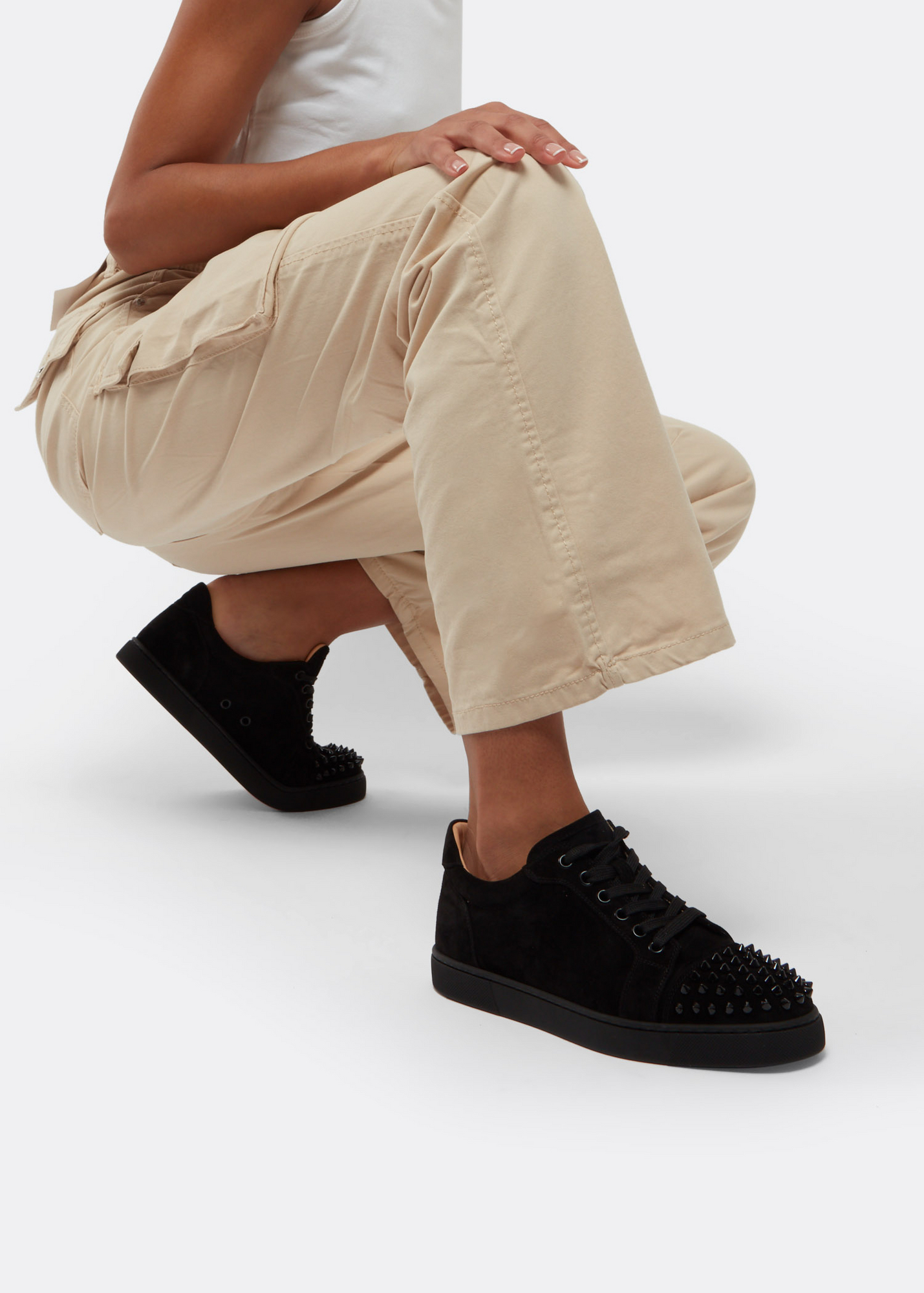 

Vieira Spikes sneakers, Black
