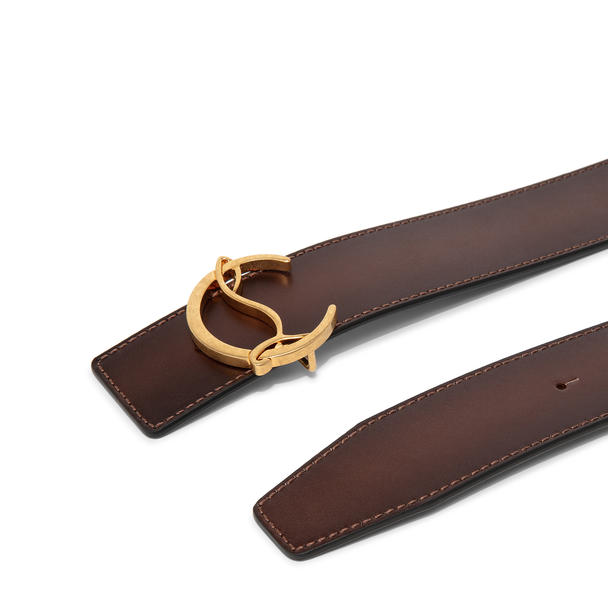

CL Logo belt, Brown