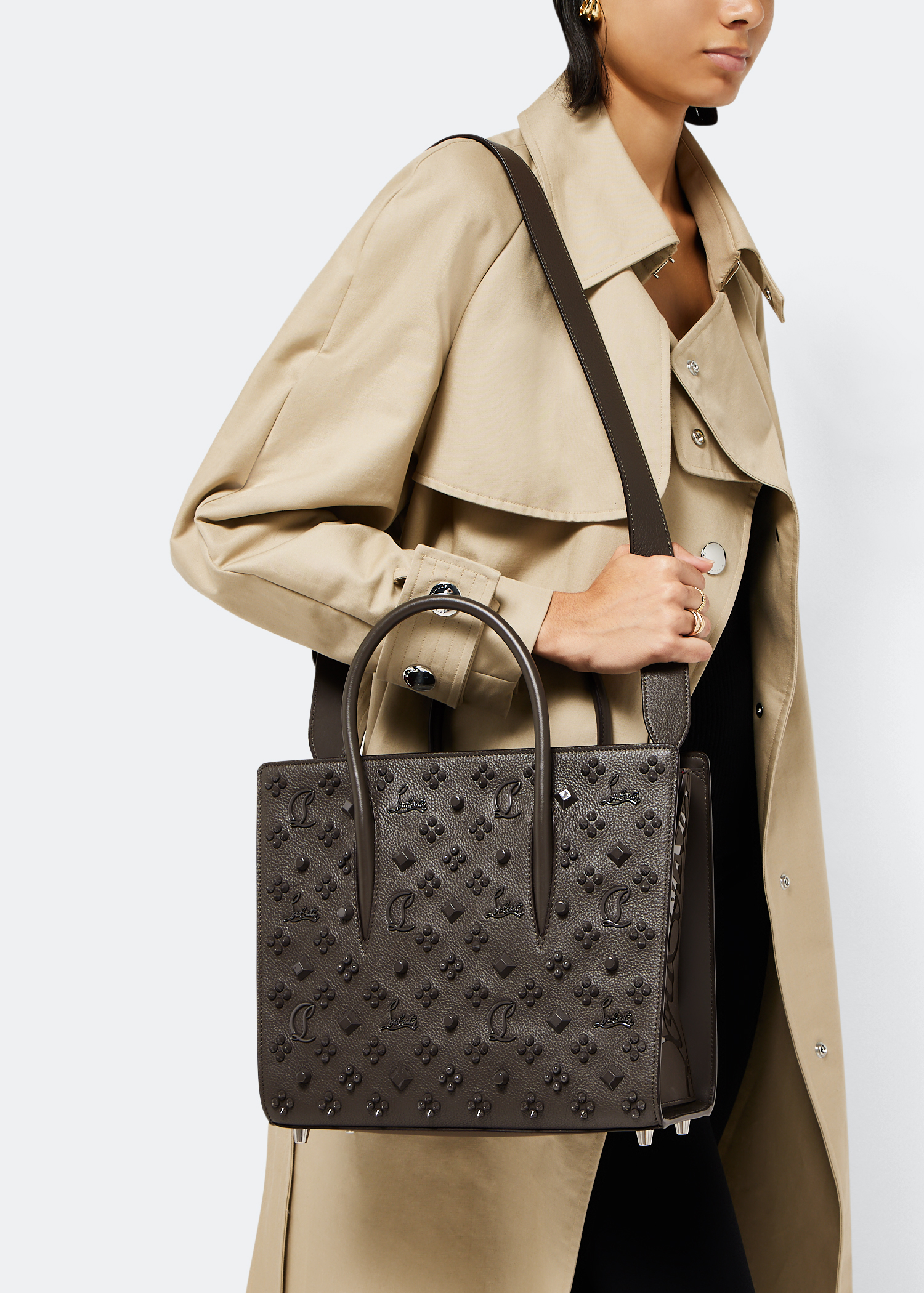 

Paloma spike medium tote bag, Grey