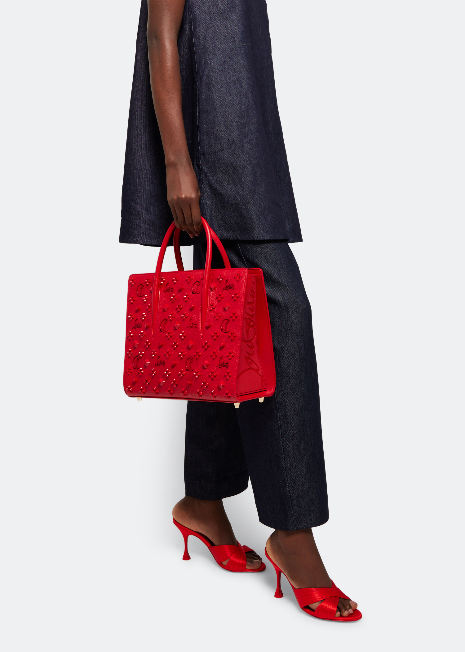 

Paloma spike medium tote bag, Red