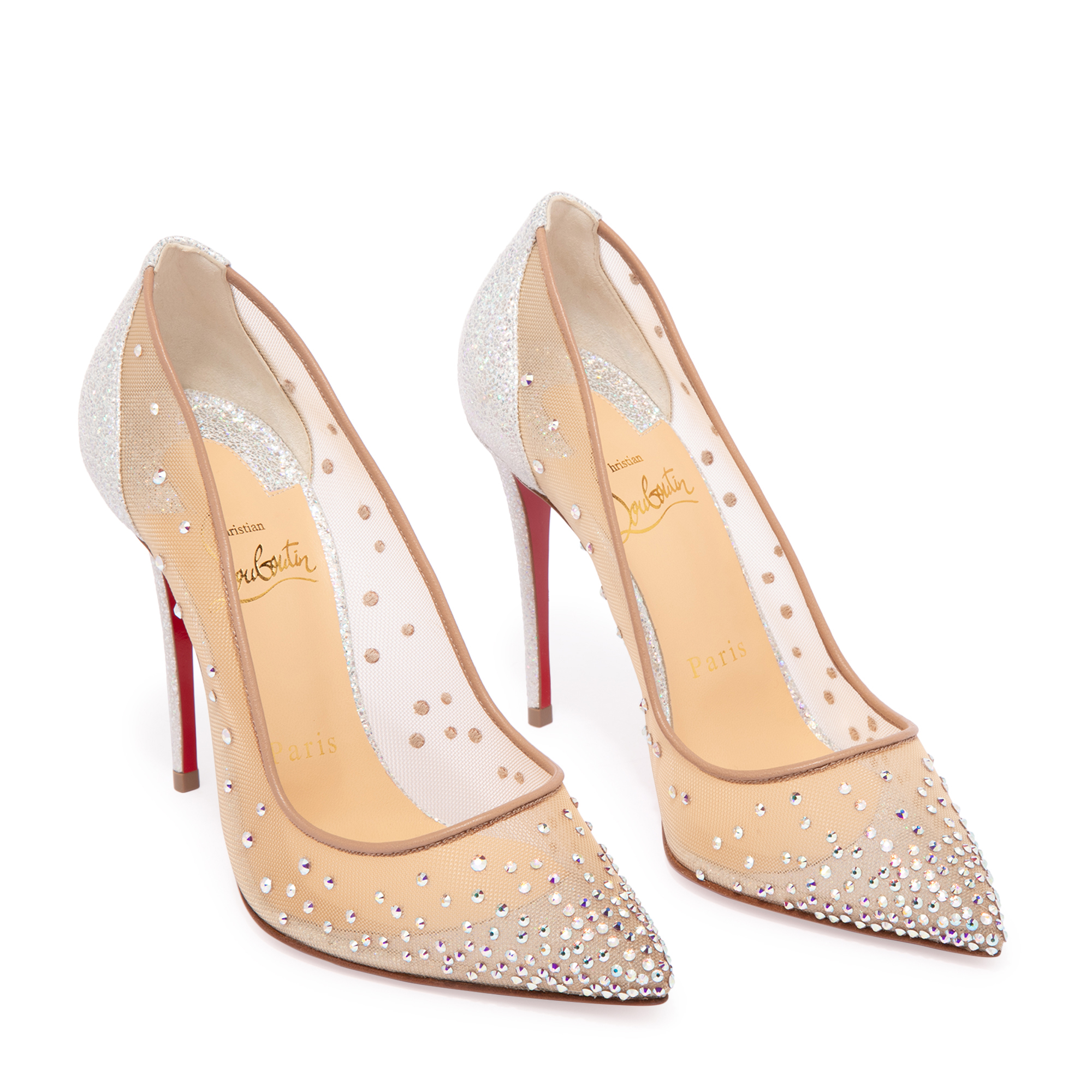 

Follies Strass 100 pumps, White