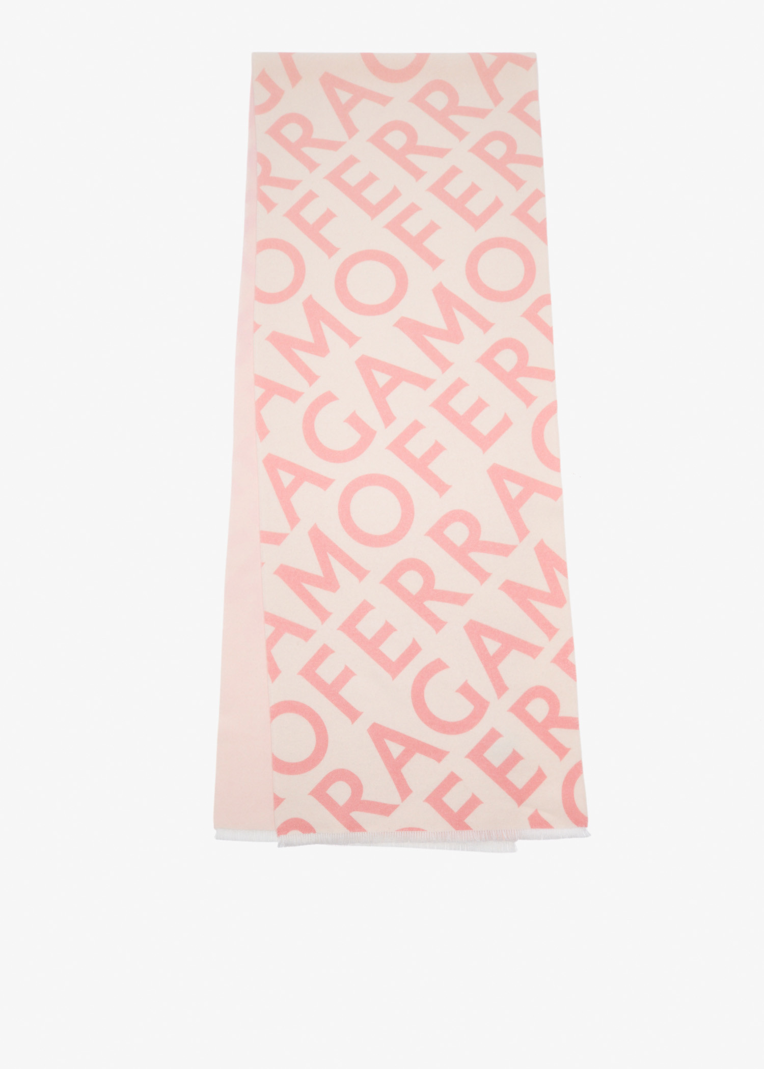 

Logo double scarf, Pink