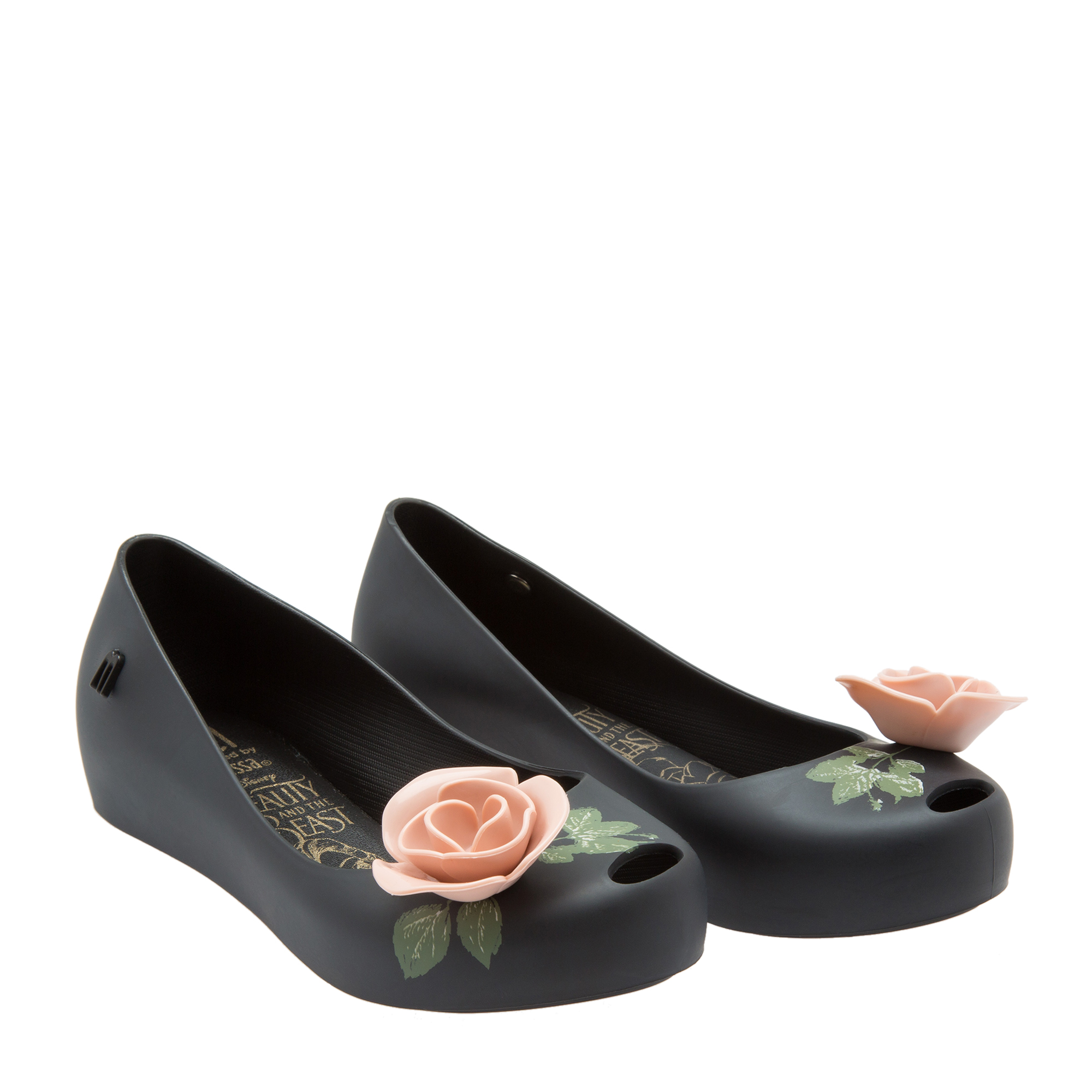 

Beauty and the Beast flats, Black