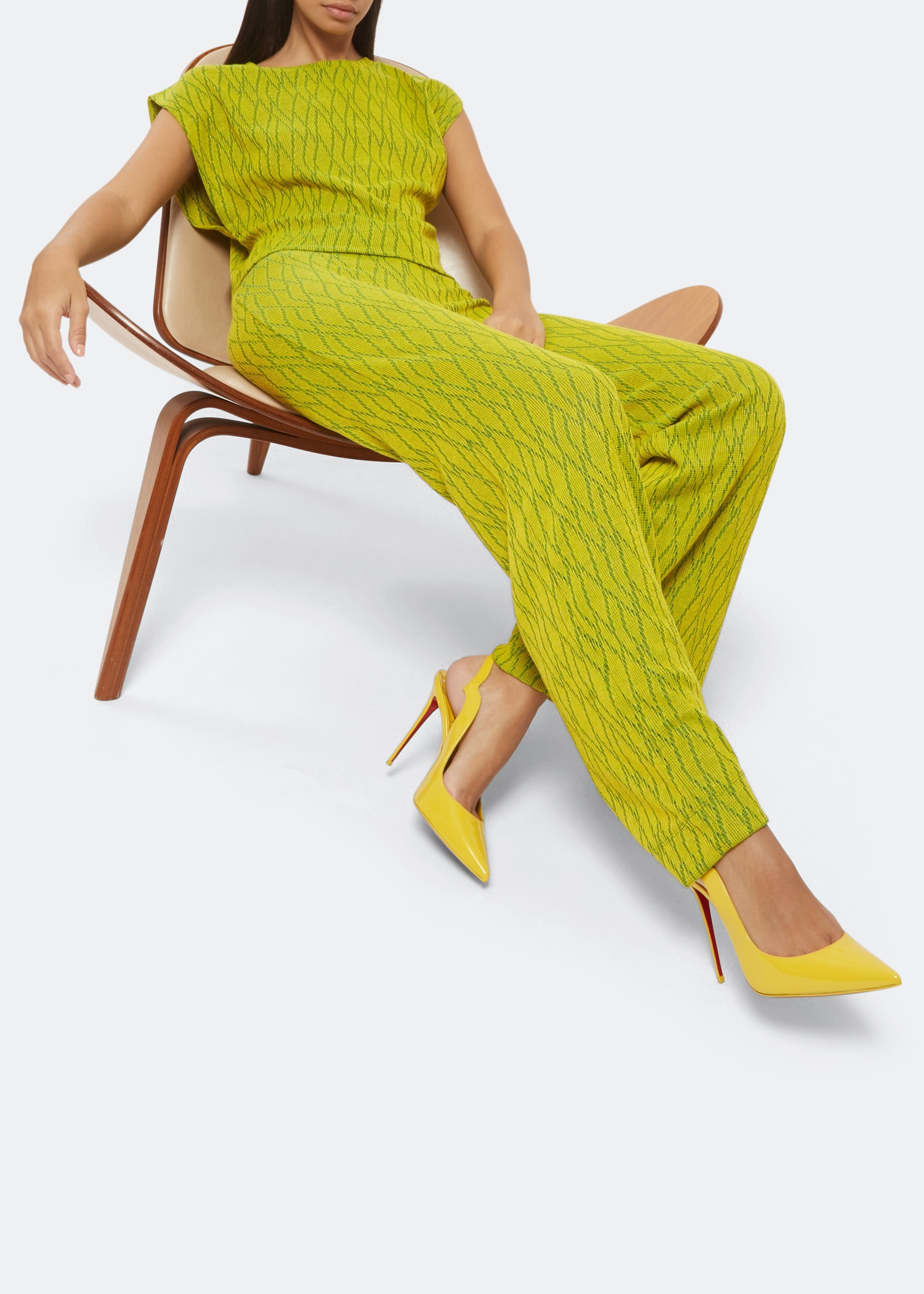 

Hot Chick 100 sling pumps, Yellow