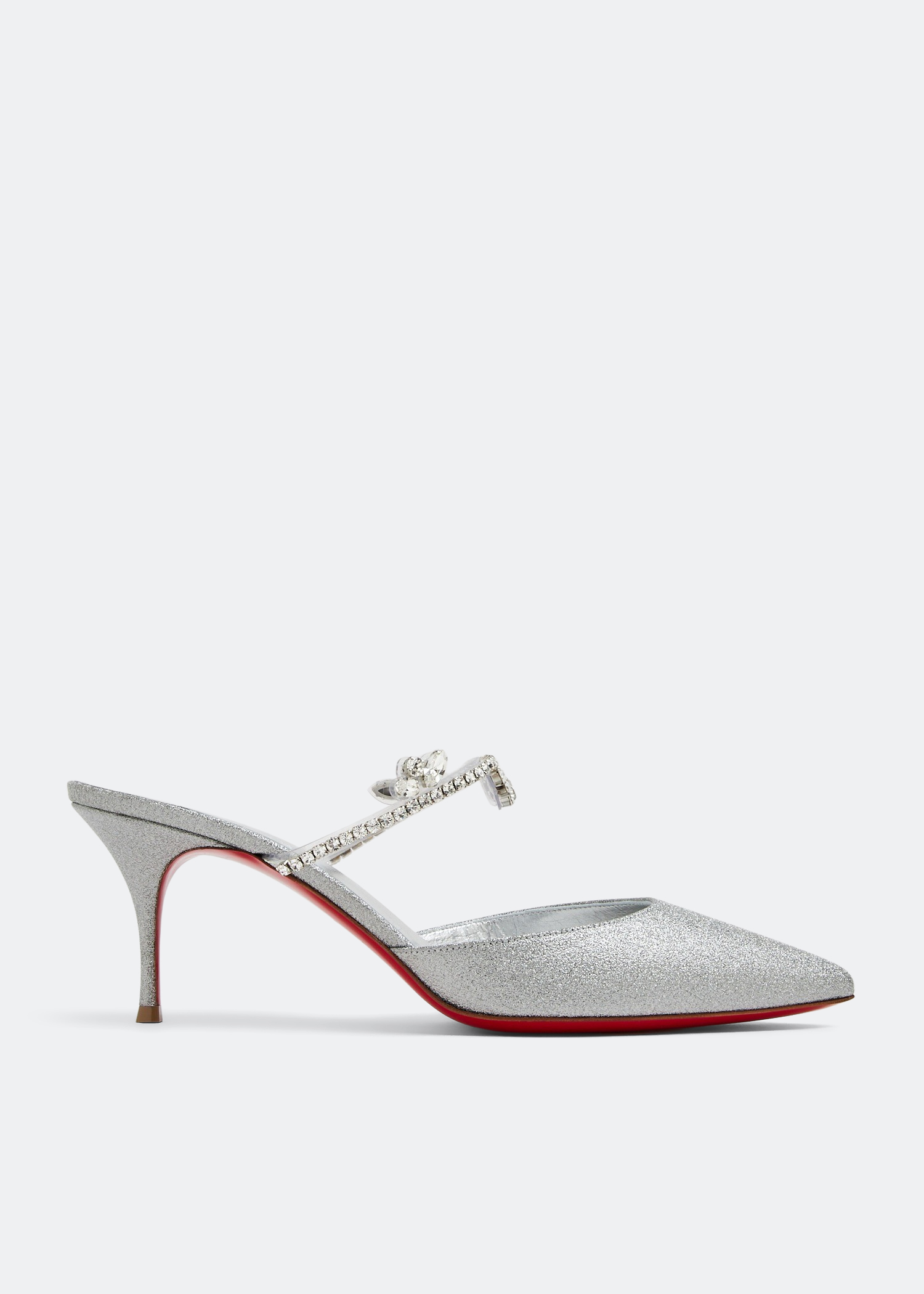

Planet Queen mules, Silver