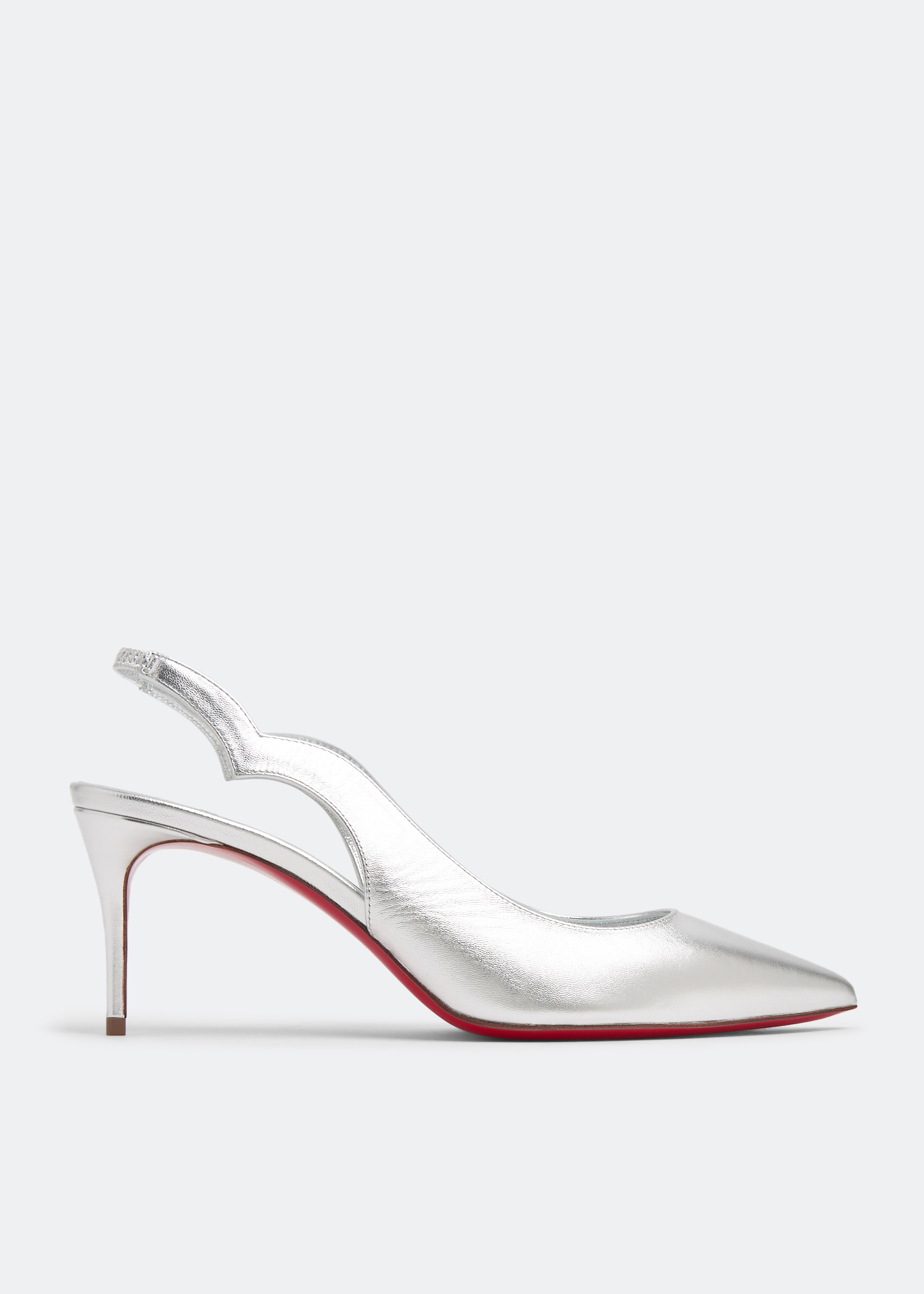 

Hot Chick 70 sling pumps, Silver