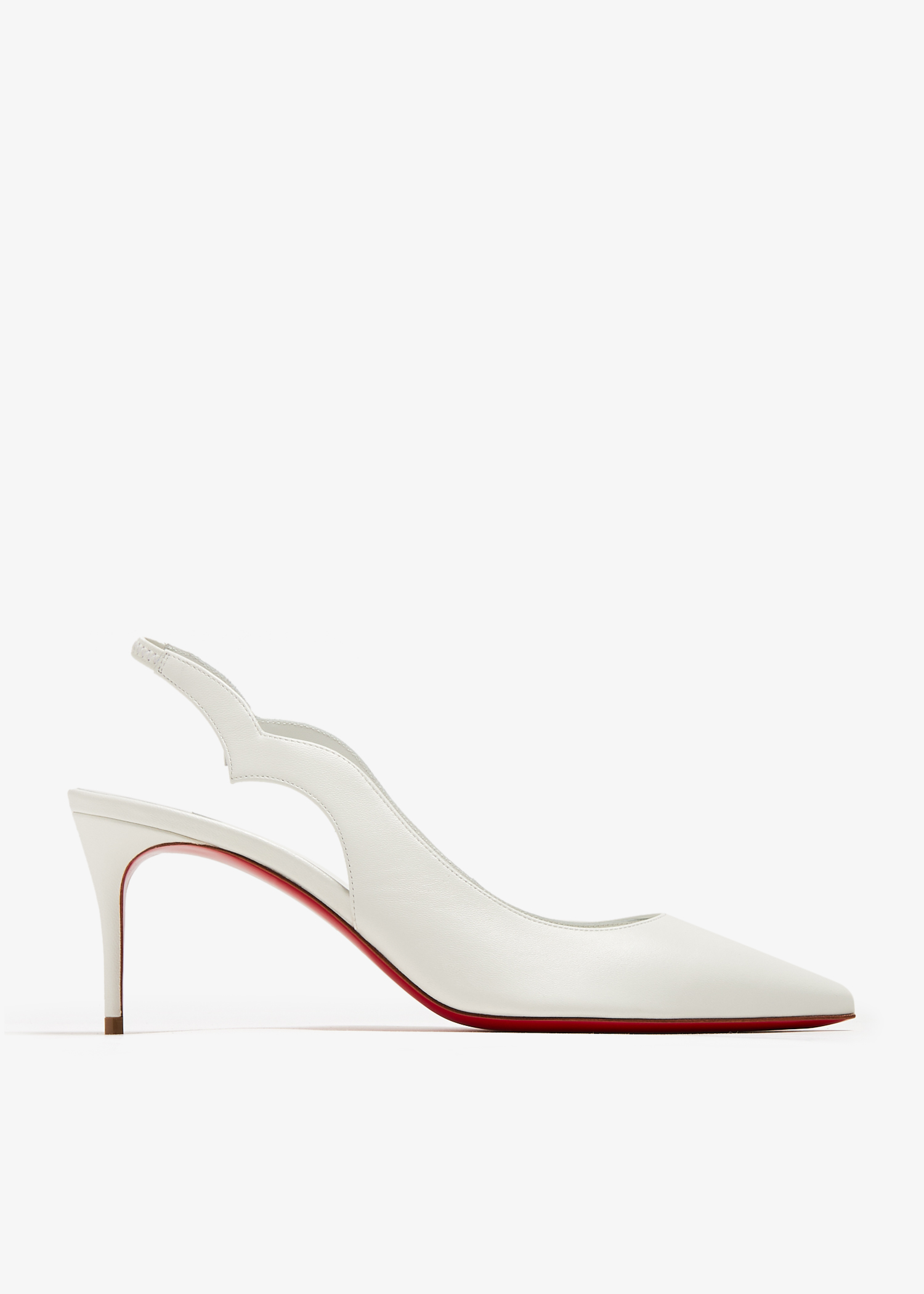 

Hot Chick 70 sling pumps, White