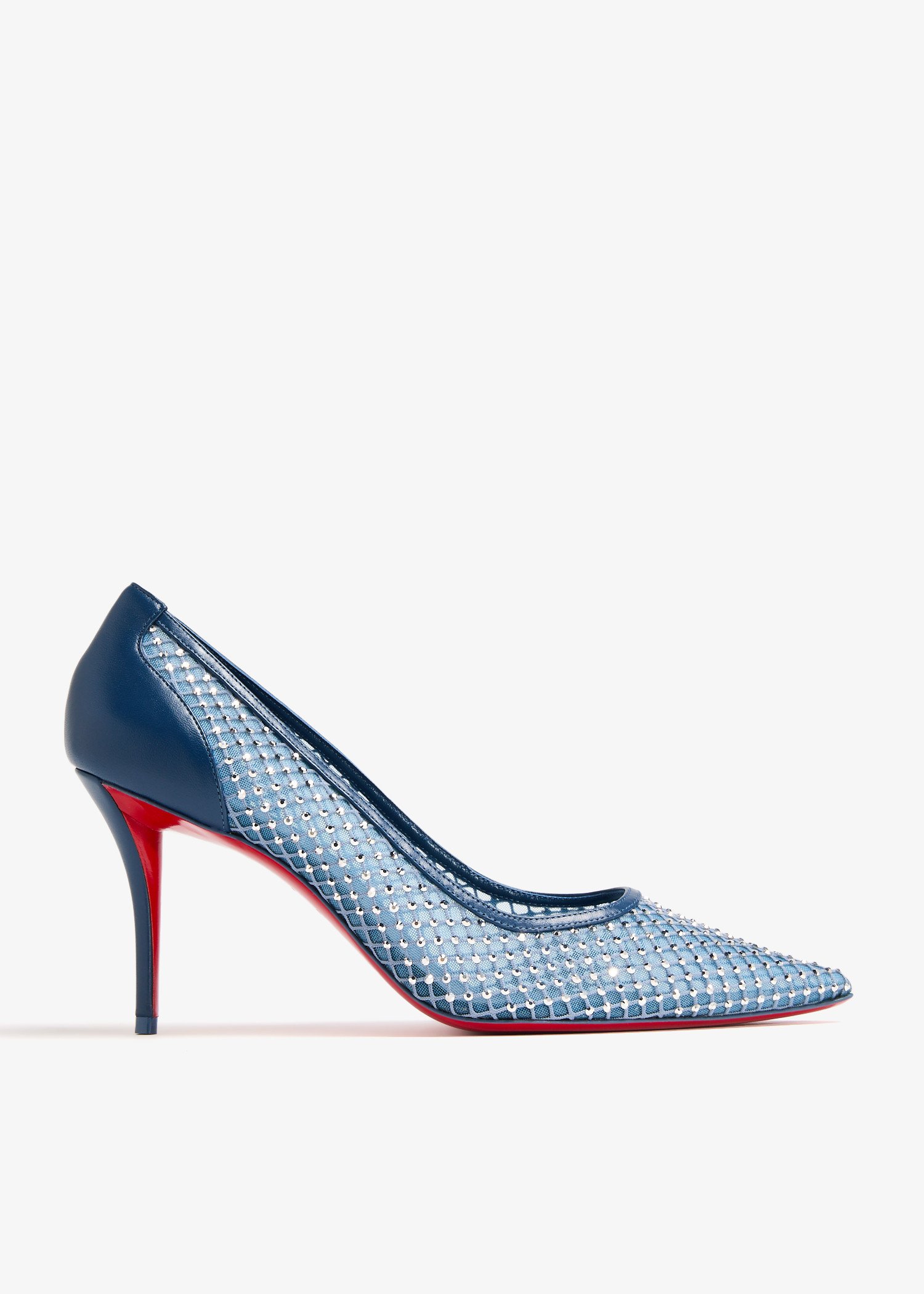 Blue christian louboutin pumps sales