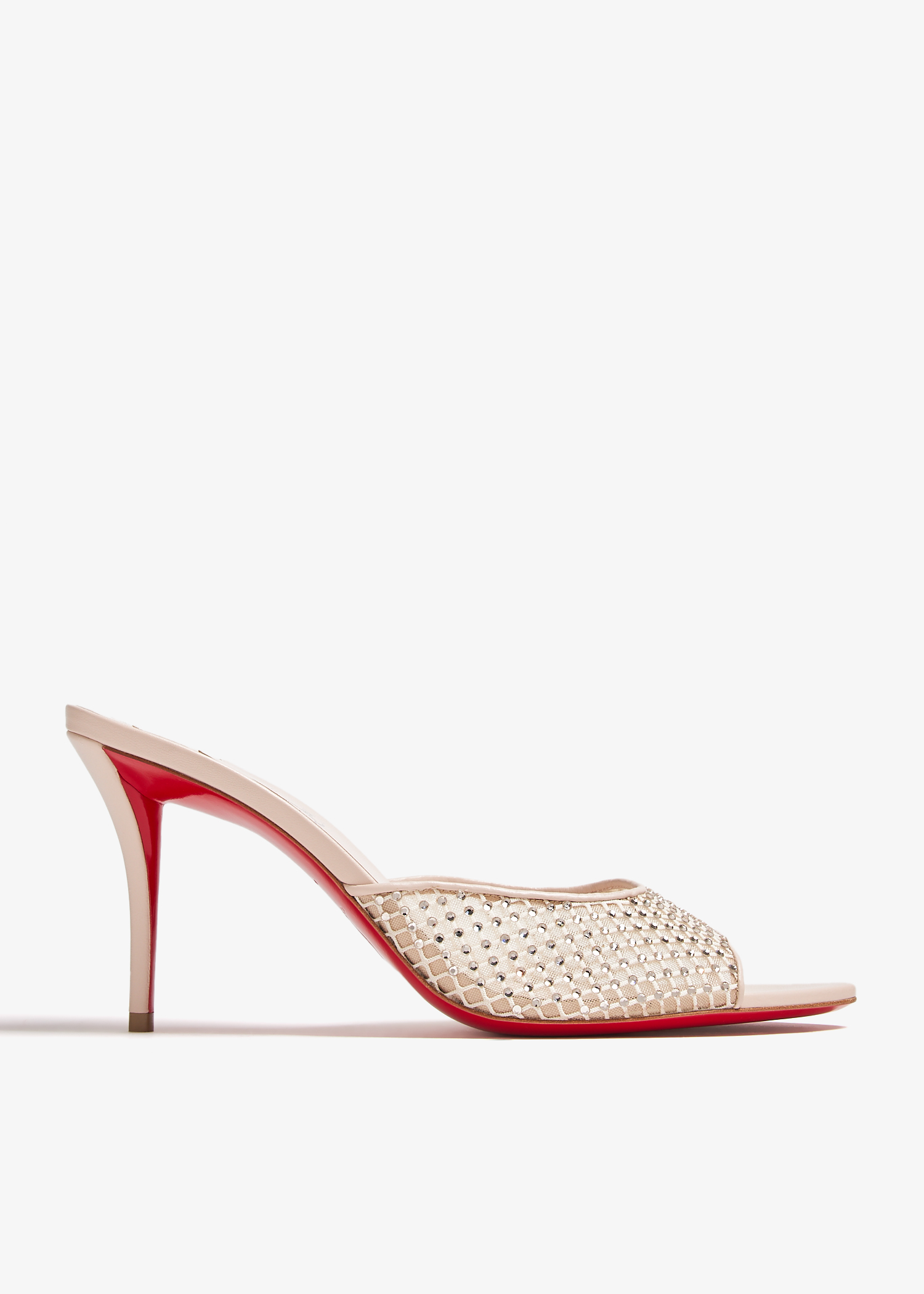 Christian Louboutin Apostropha 80 mesh mules for Women Beige in UAE Level Shoes