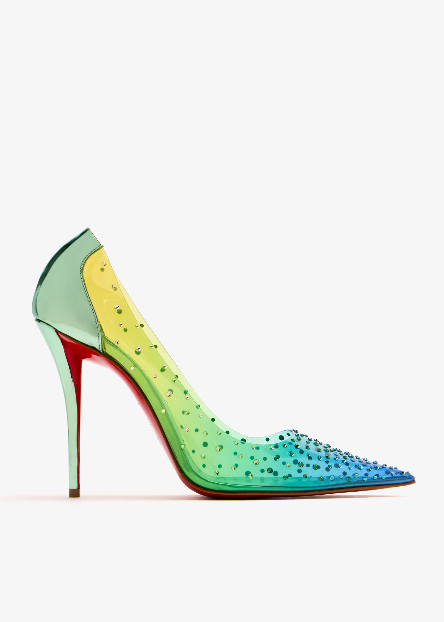 

Miss Z Degrastrass PVC 100 pumps, Green