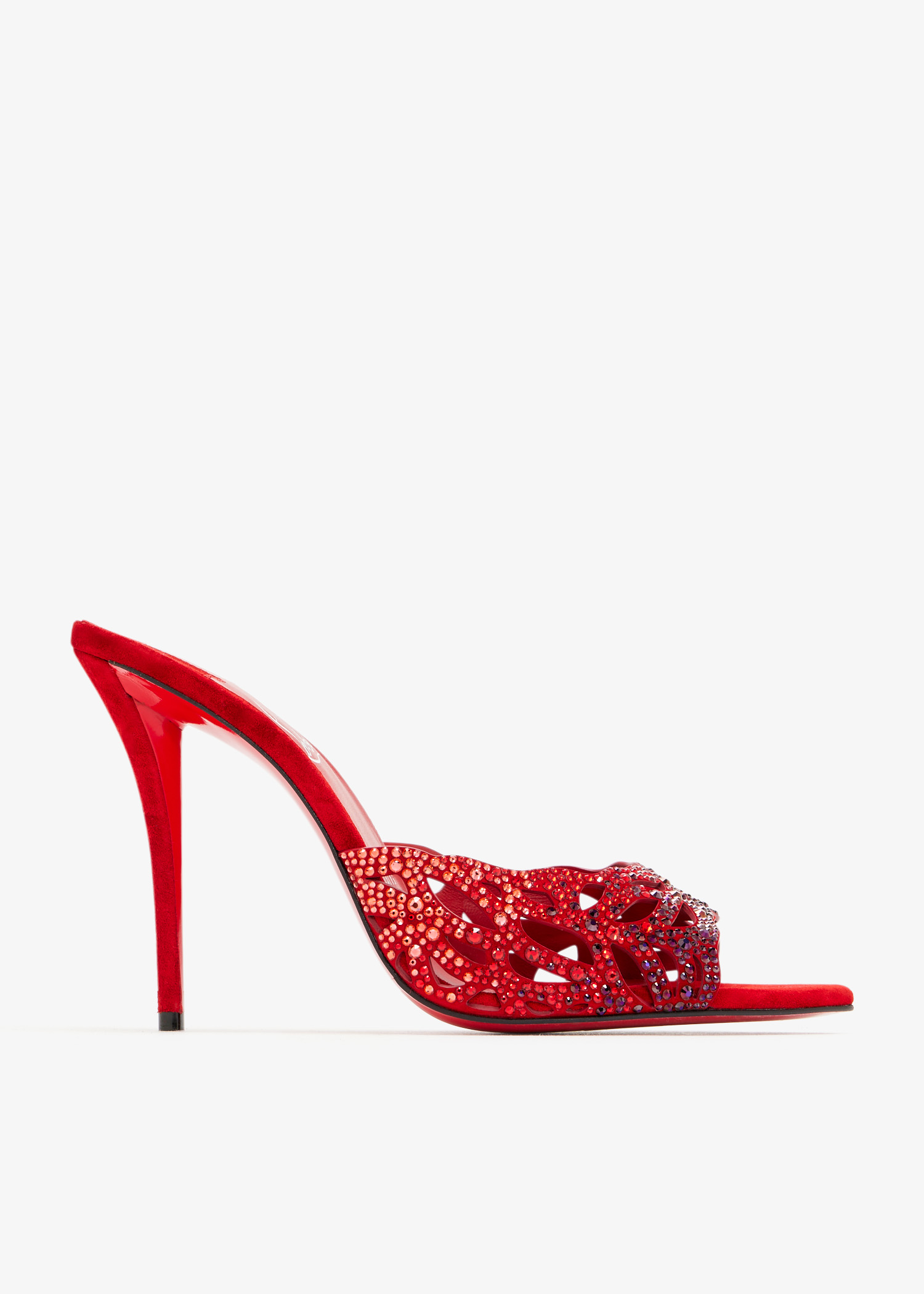 

Lasera Strass 100 mules, Red