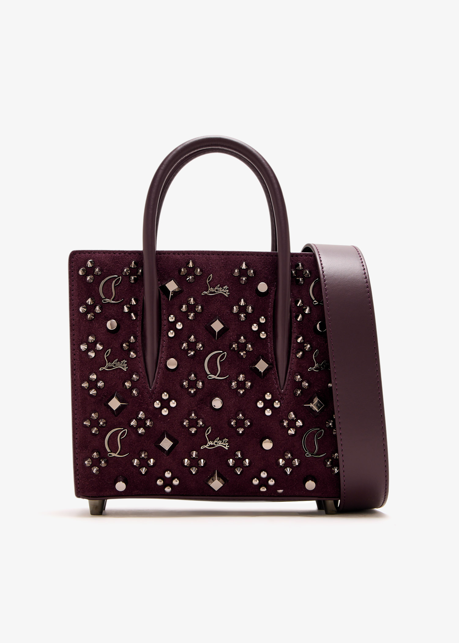 

Paloma S mini top handle bag, Burgundy