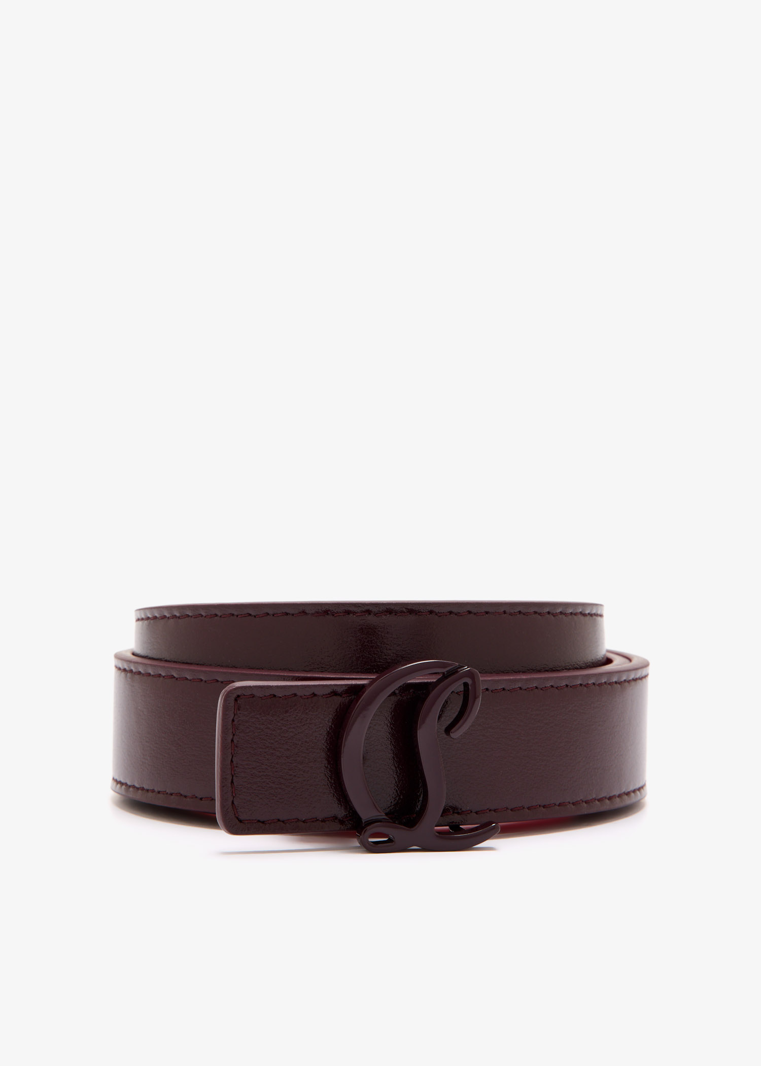 

Loubi54 reversible belt, Burgundy