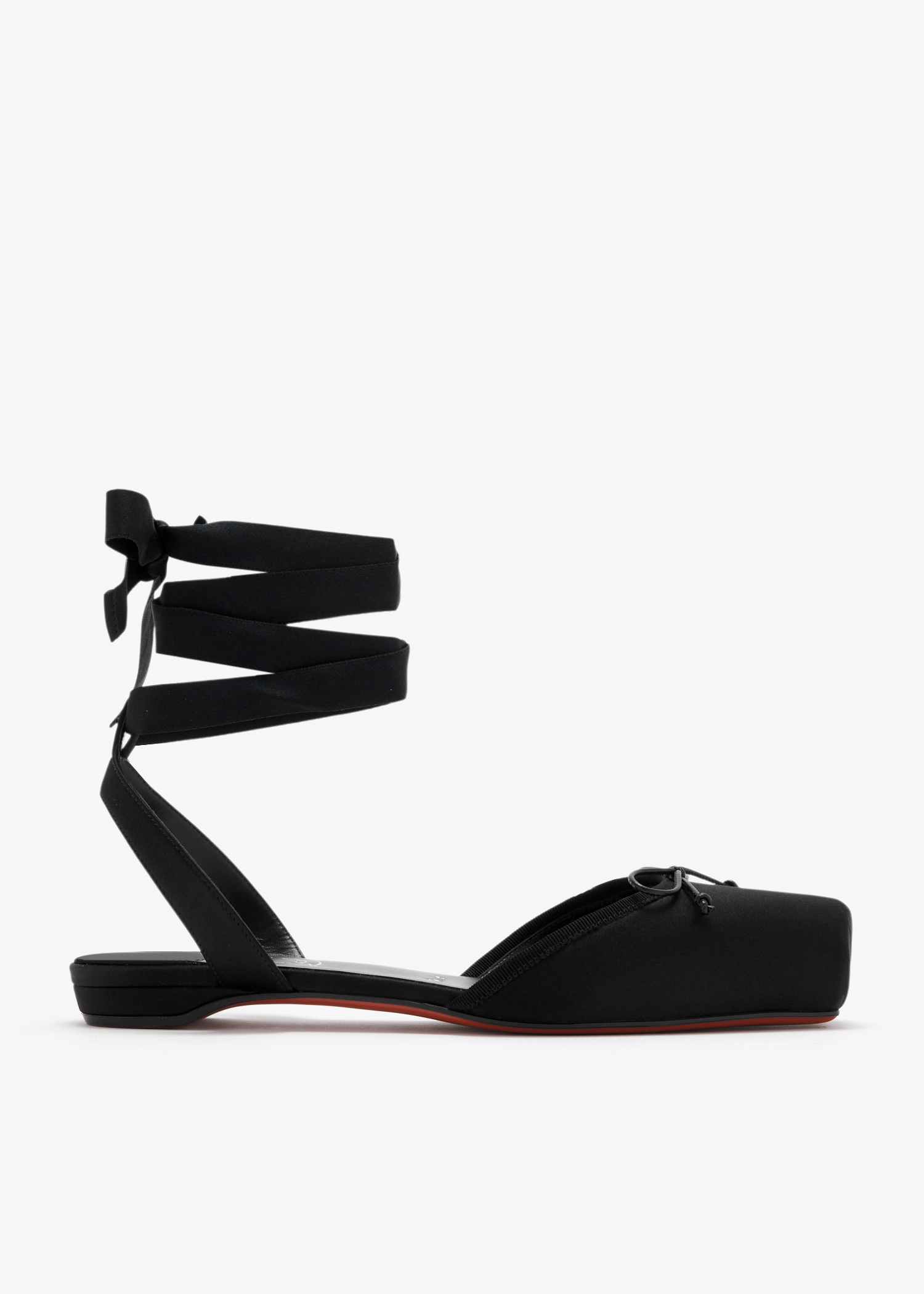 

Cassia Lace-up ballerinas, Black