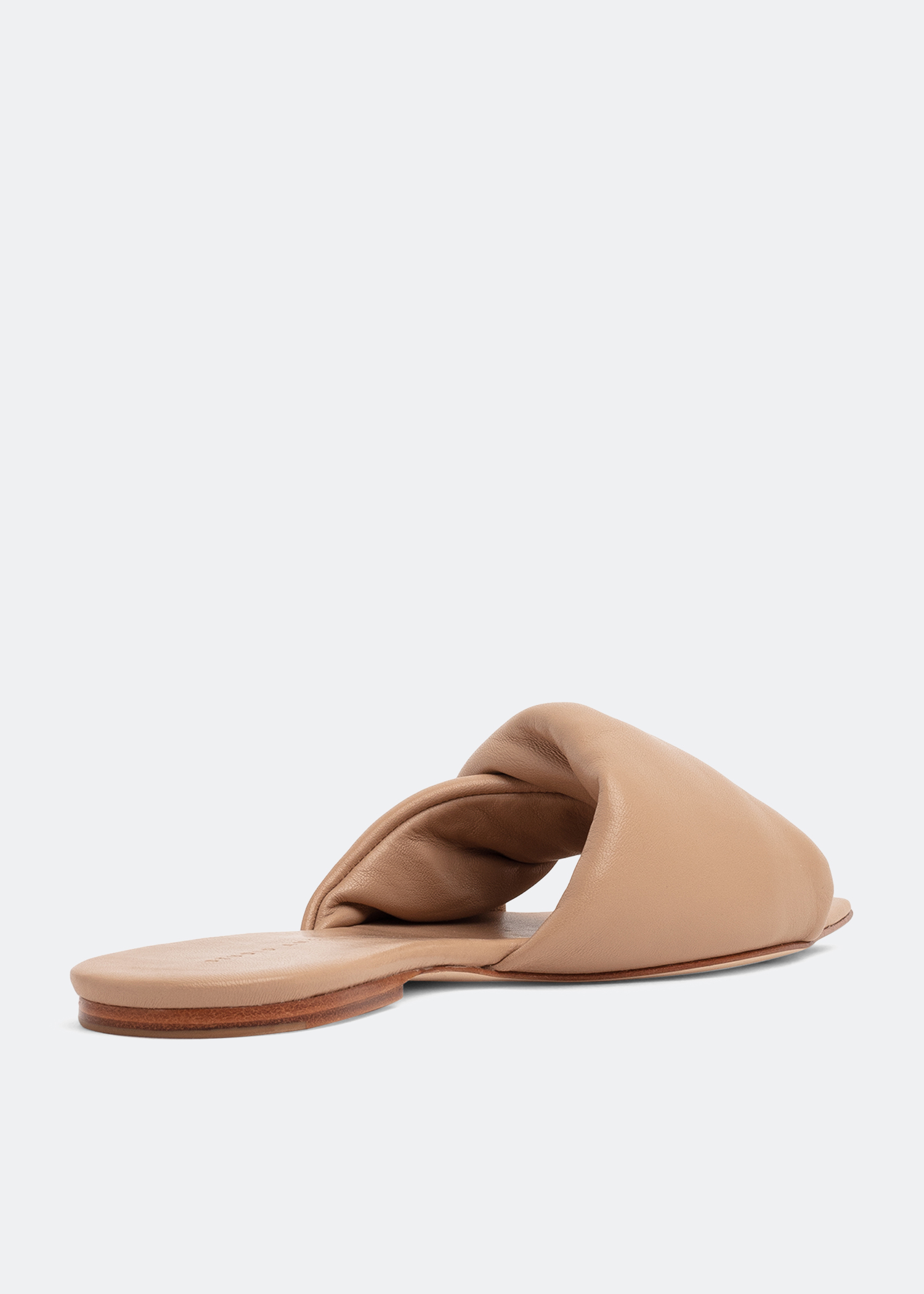 

Twist Front 10 flat sandals, Brown