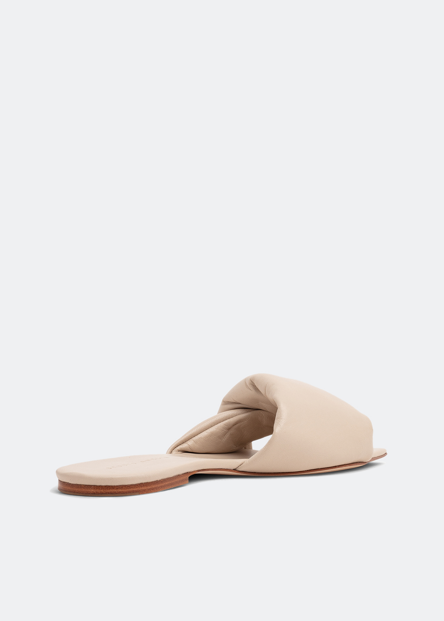 

Twist Front 10 flat sandals, Beige