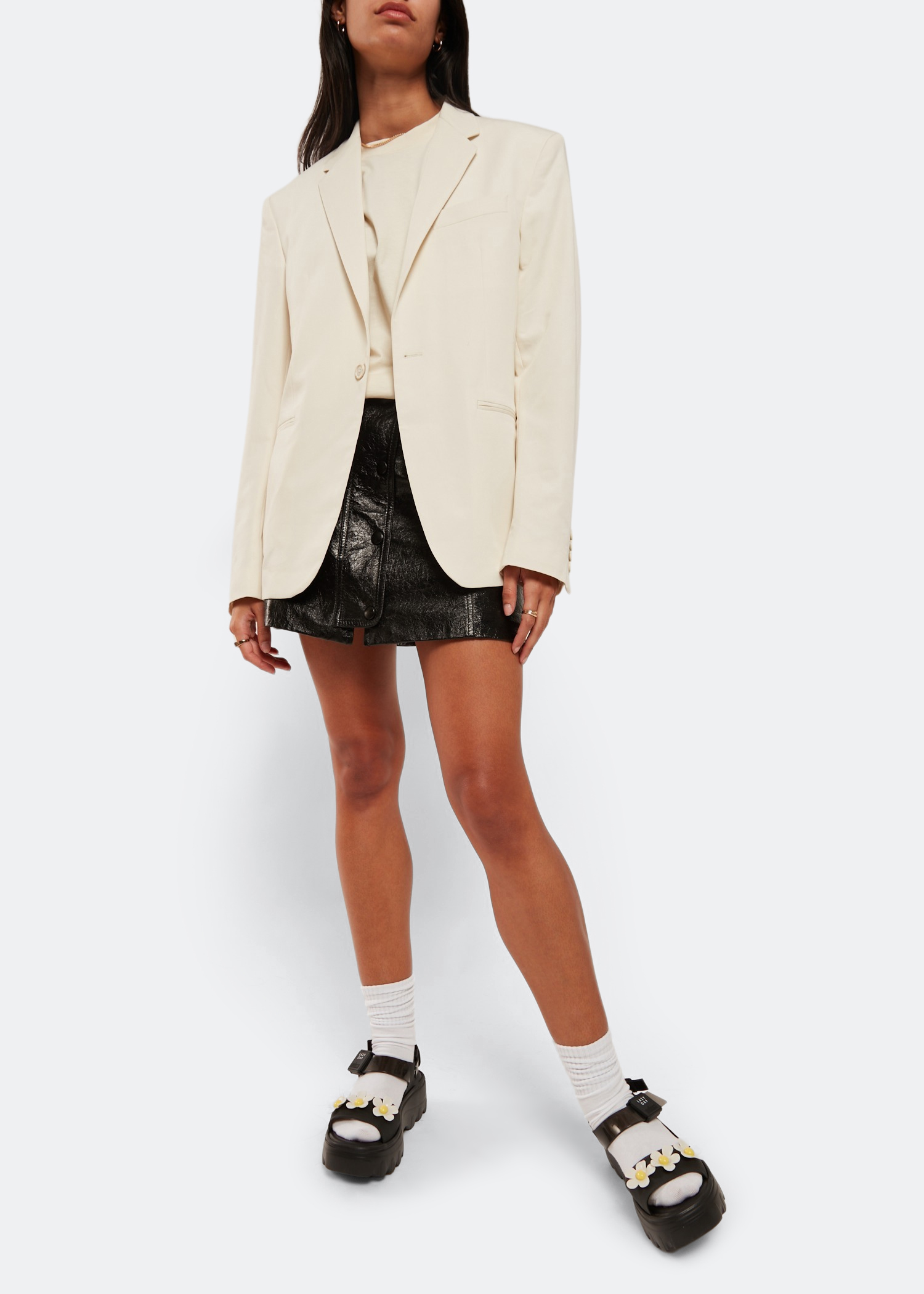 

x Lazy Oaf Kick Off sandals, Black