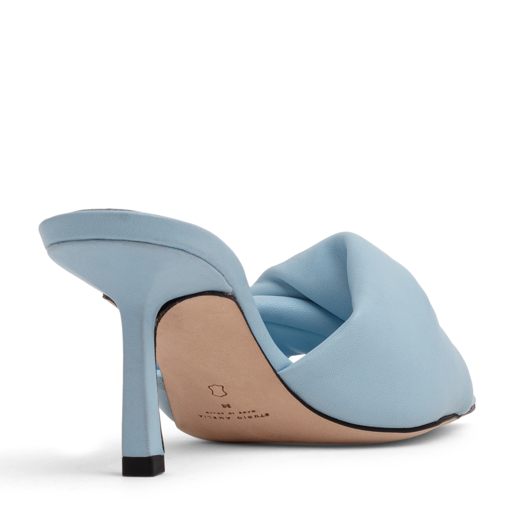 

Exclusive Twist Front 75 heel sandals, Blue