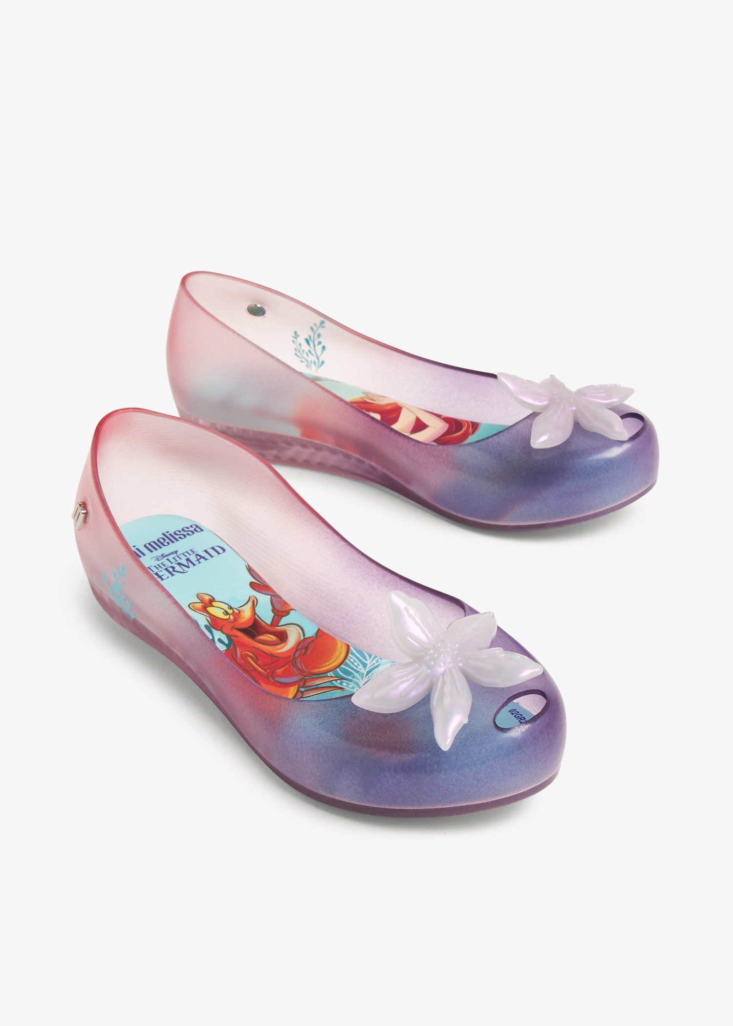 Melissa Ultragirl Little Mermaid BB ballerinas for Girl Purple