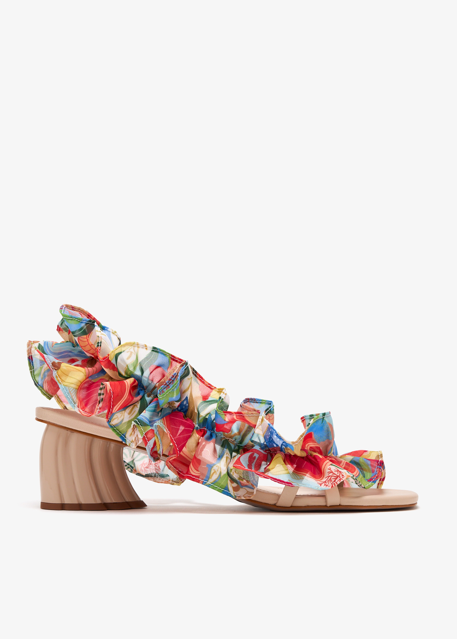 

Ocean View Monstera sandals, Multicolored