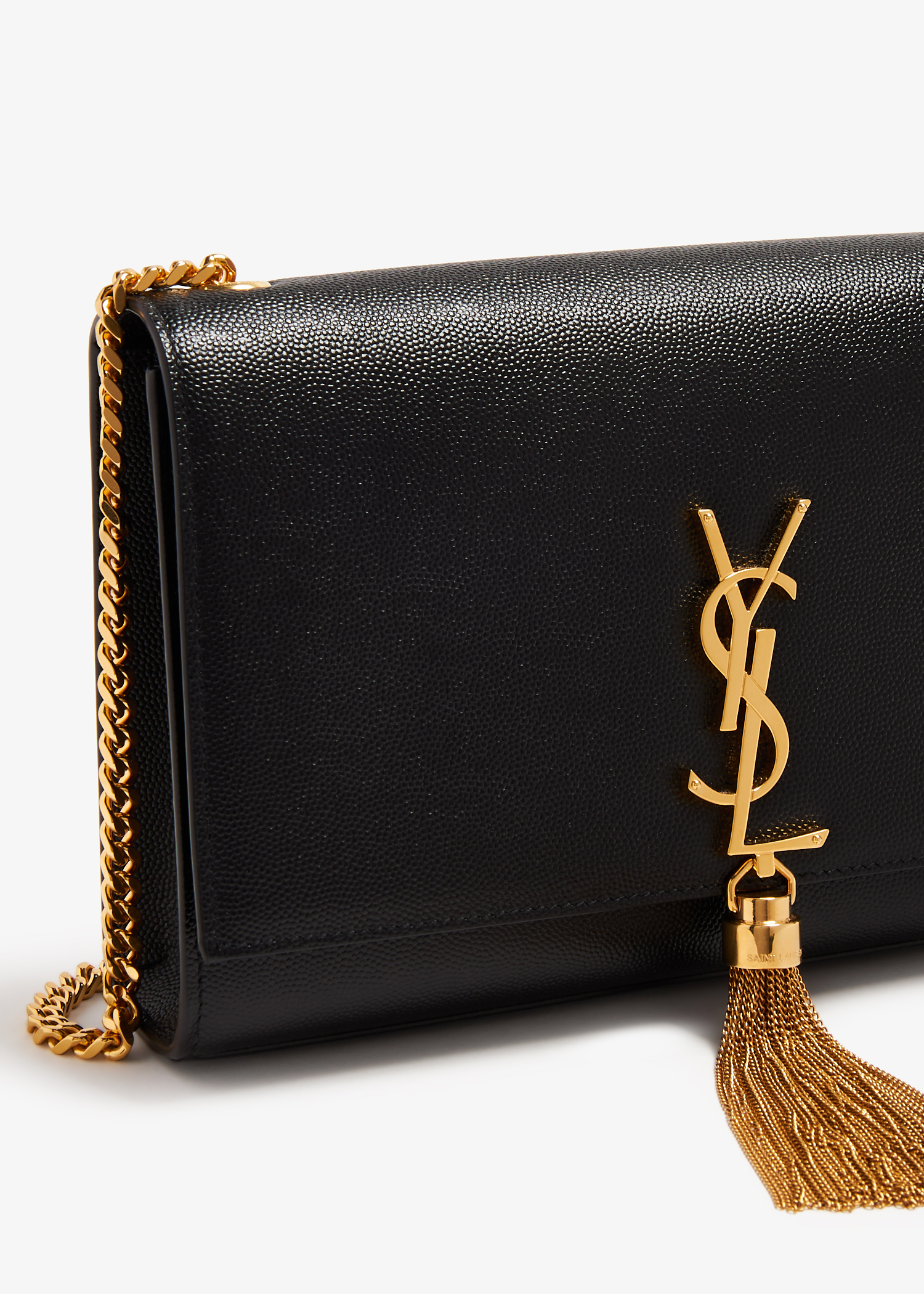 Saint Laurent Kate medium chain bag for Women Black in Bahrain Level Shoes