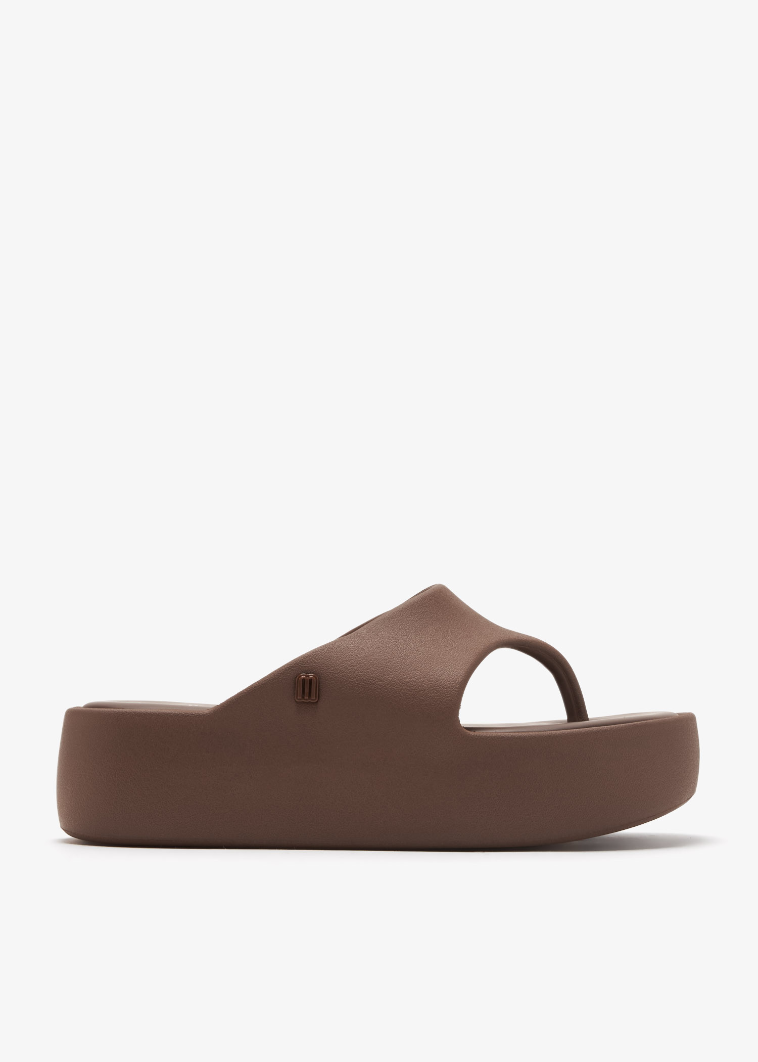 

Free platform thong sandals, Brown