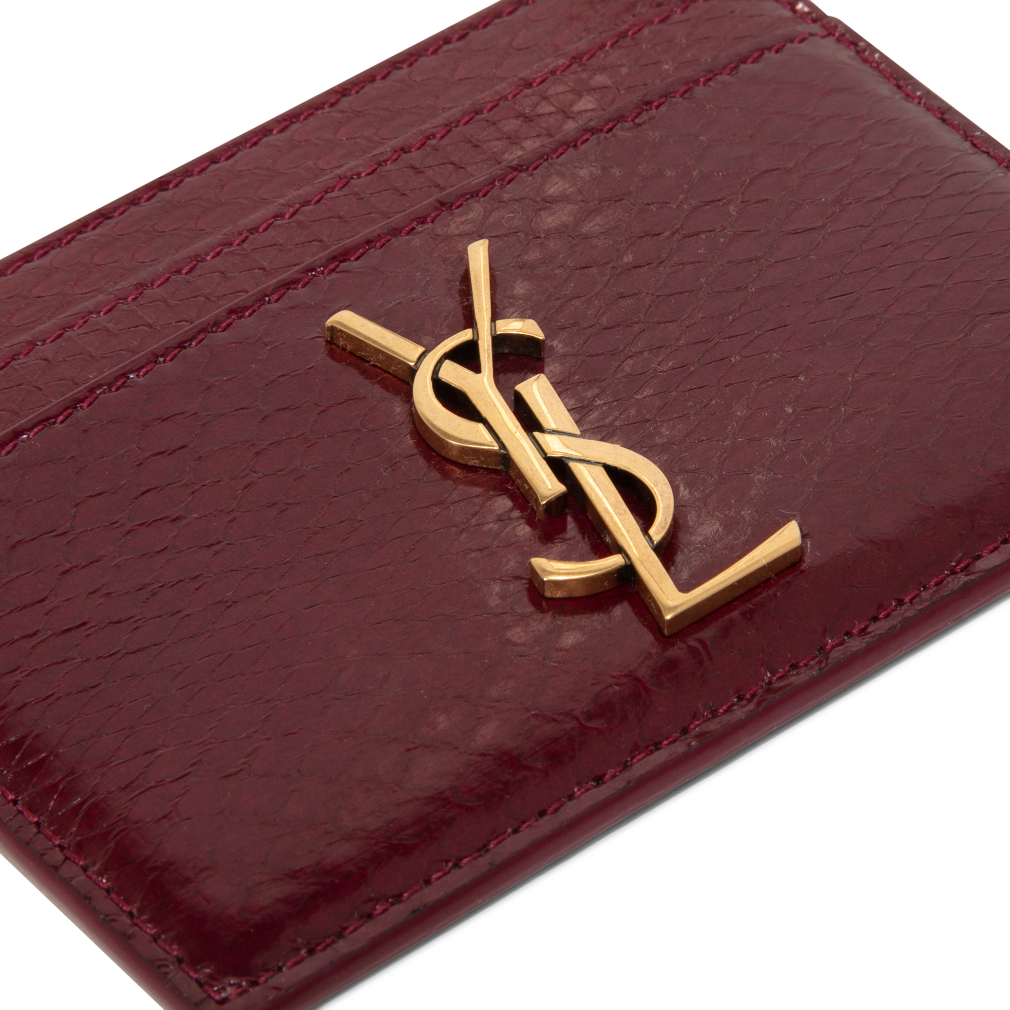 

Monogram card case, Red