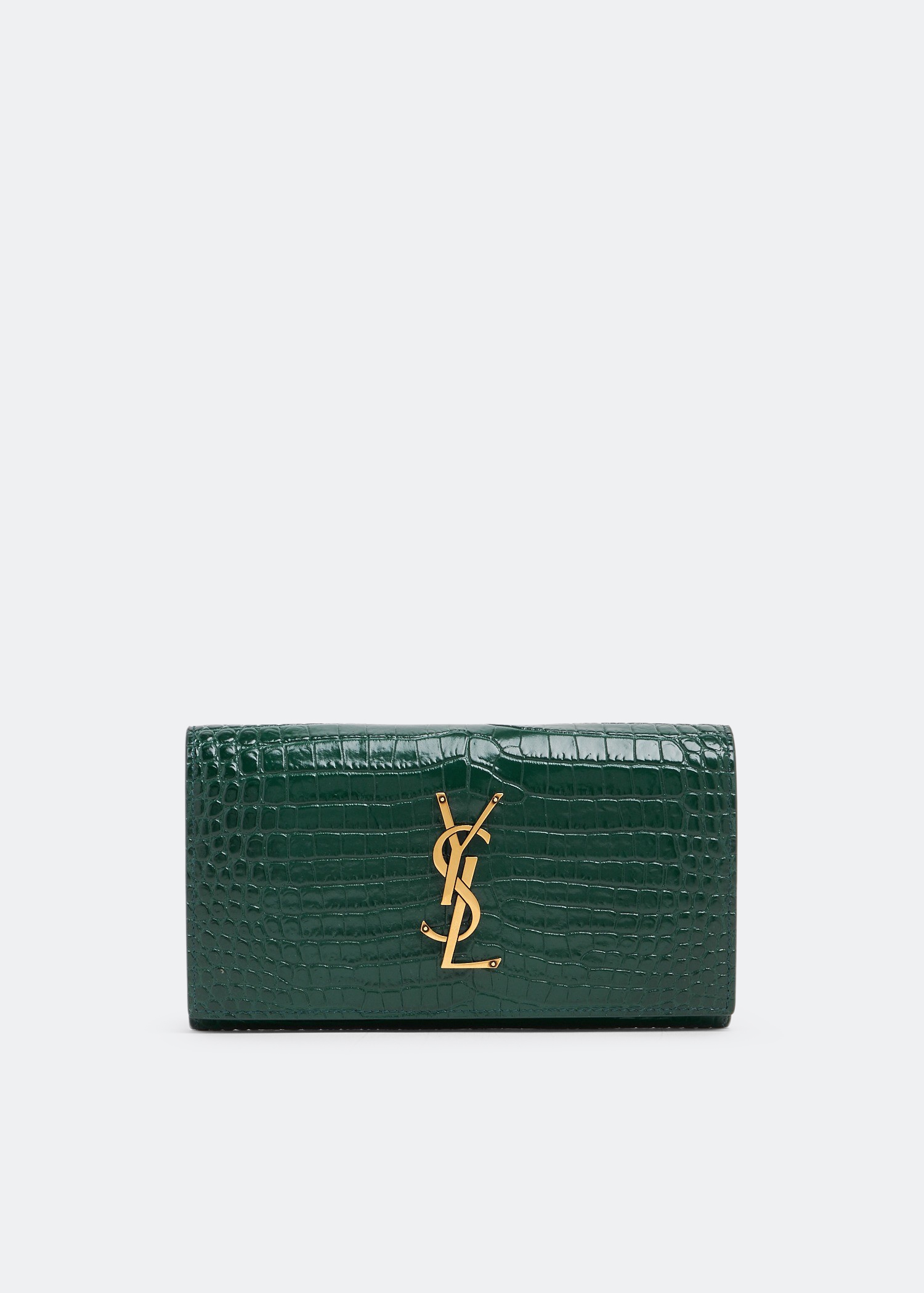 

Cassandre large flat wallet, Green