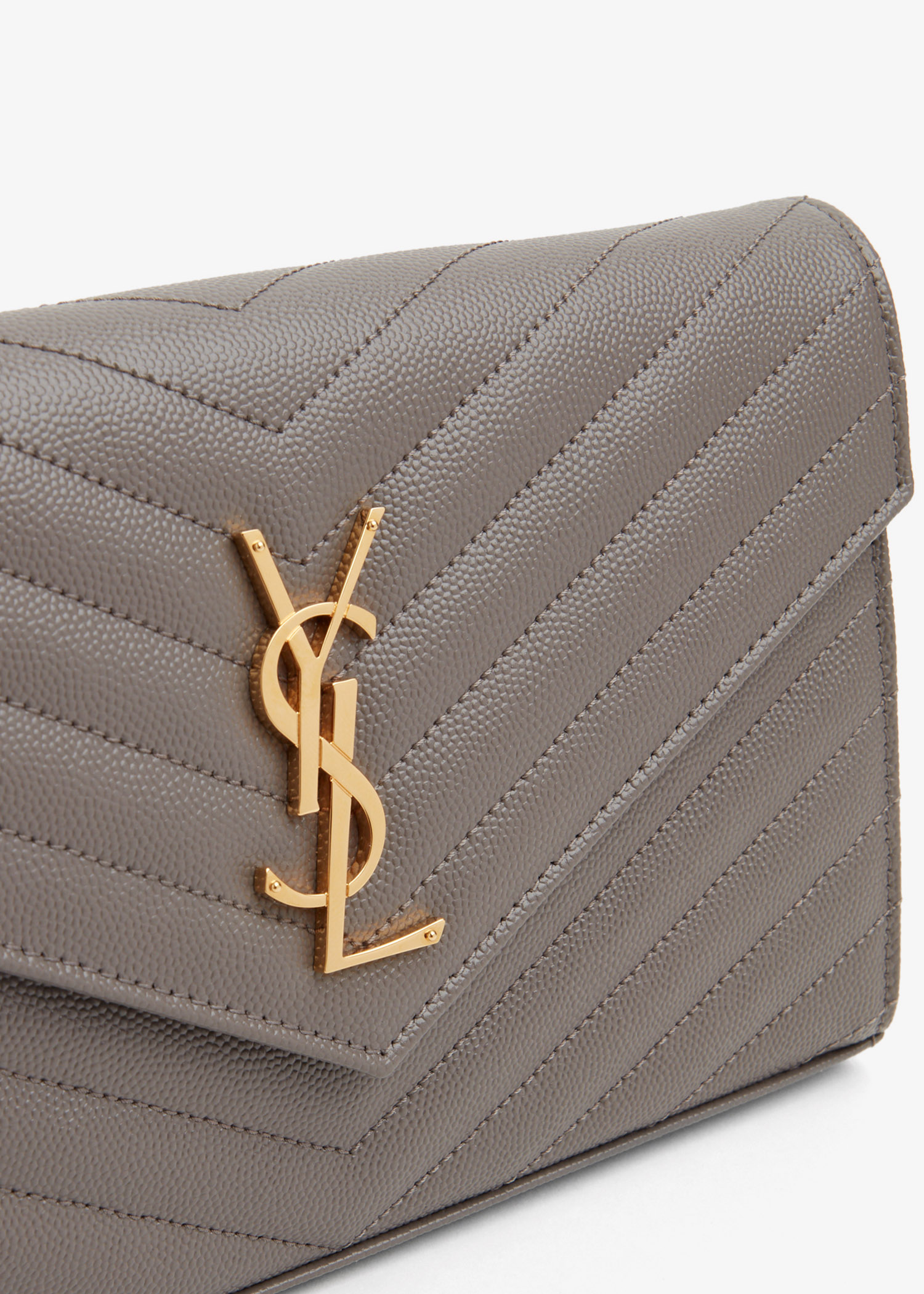 

Monogram chain wallet, Grey