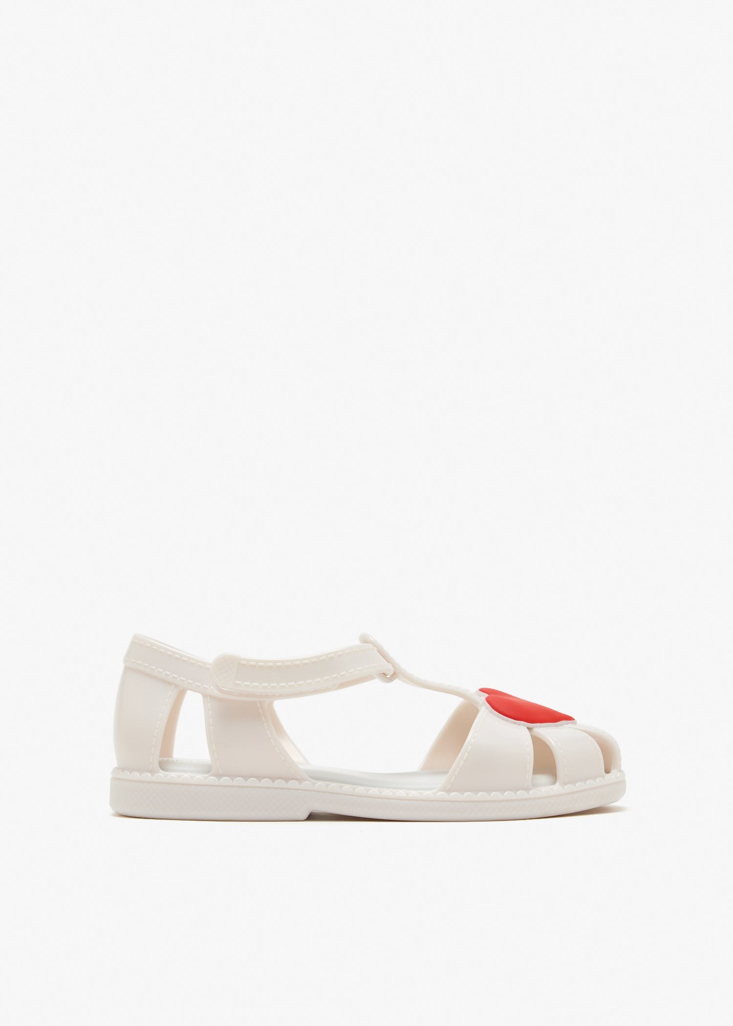 

Heart ballerinas, White