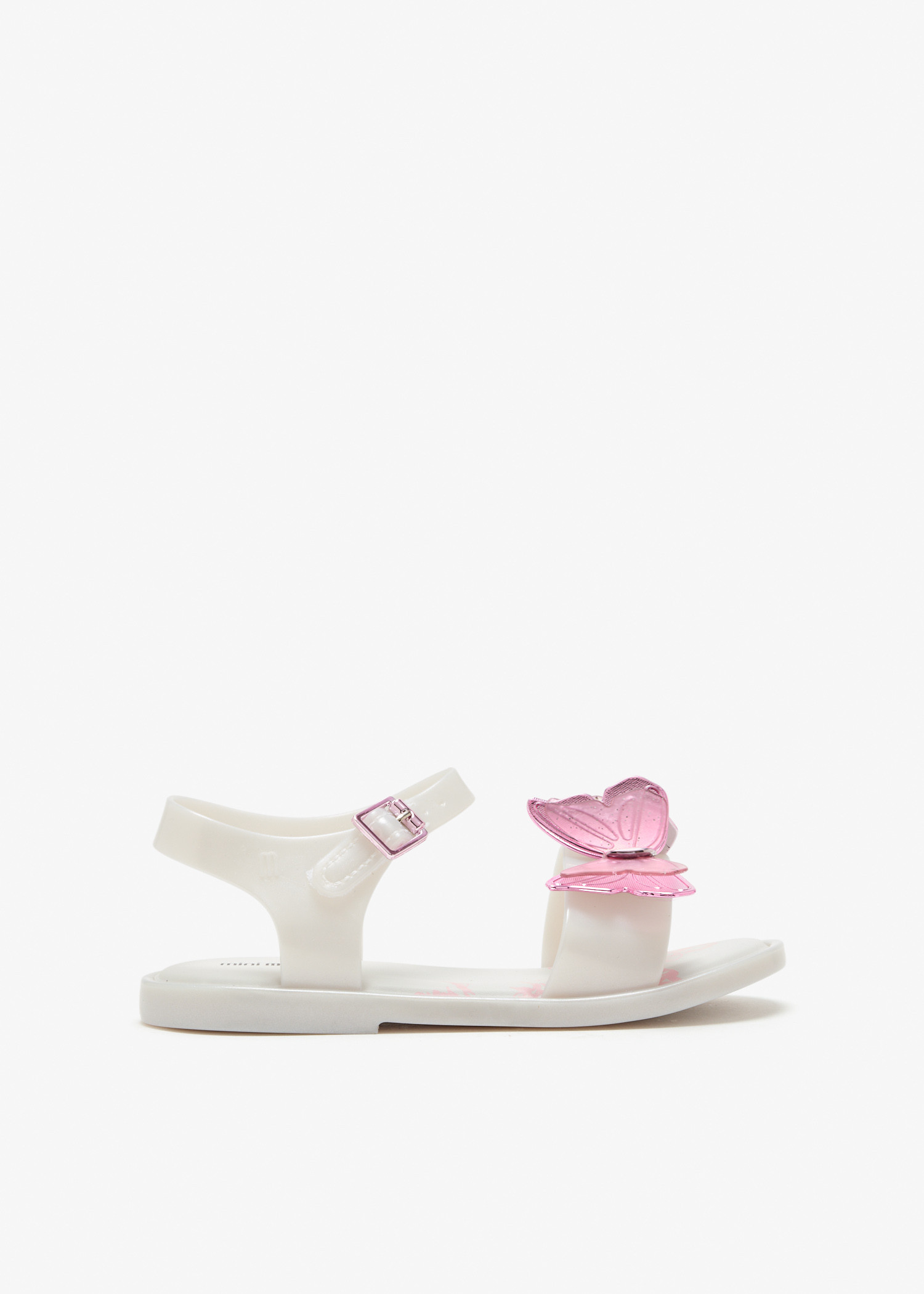 

Butterfly sandals, White