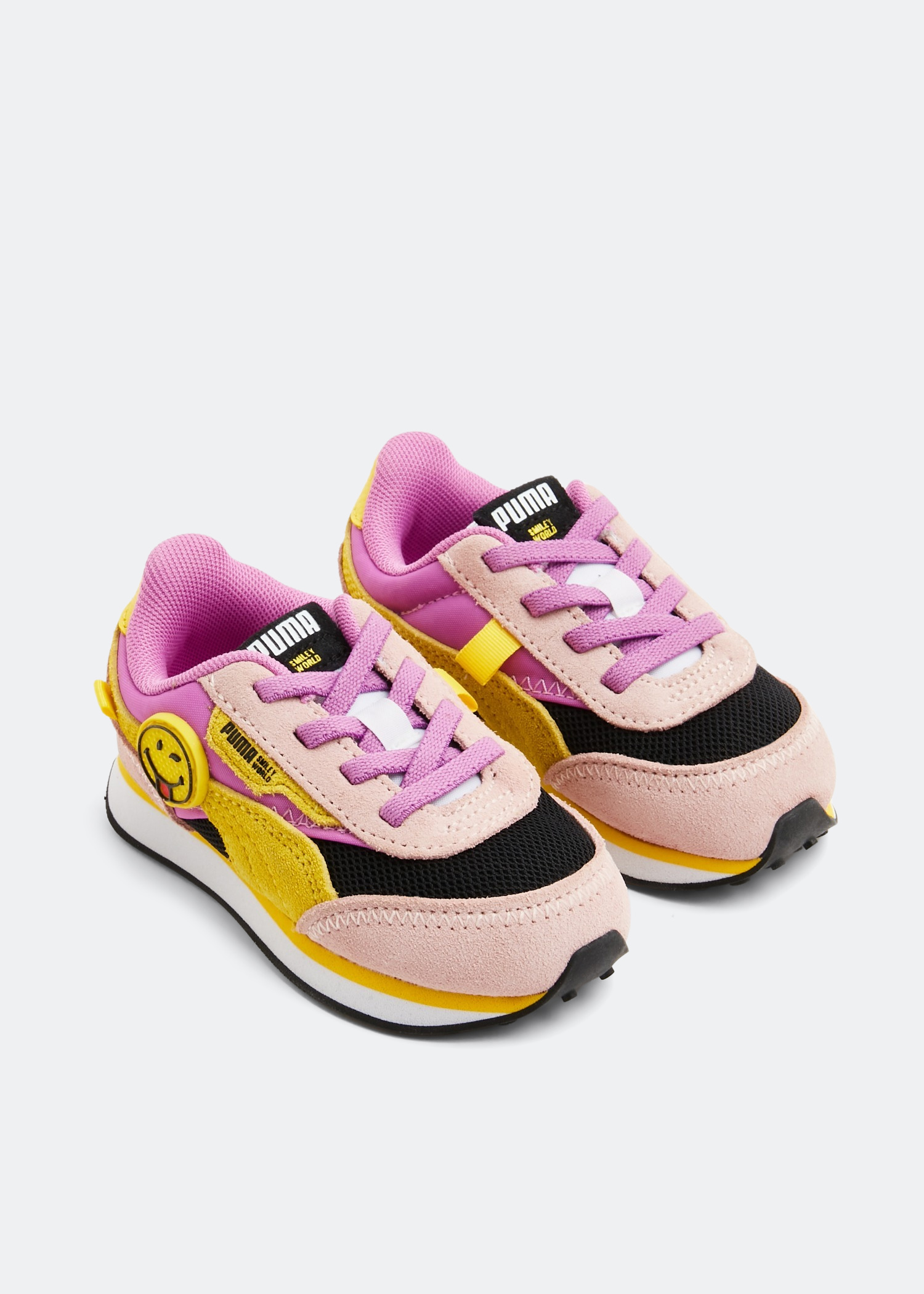 Puma x SMILEYWORLD Future Rider sneakers for Baby - Pink in